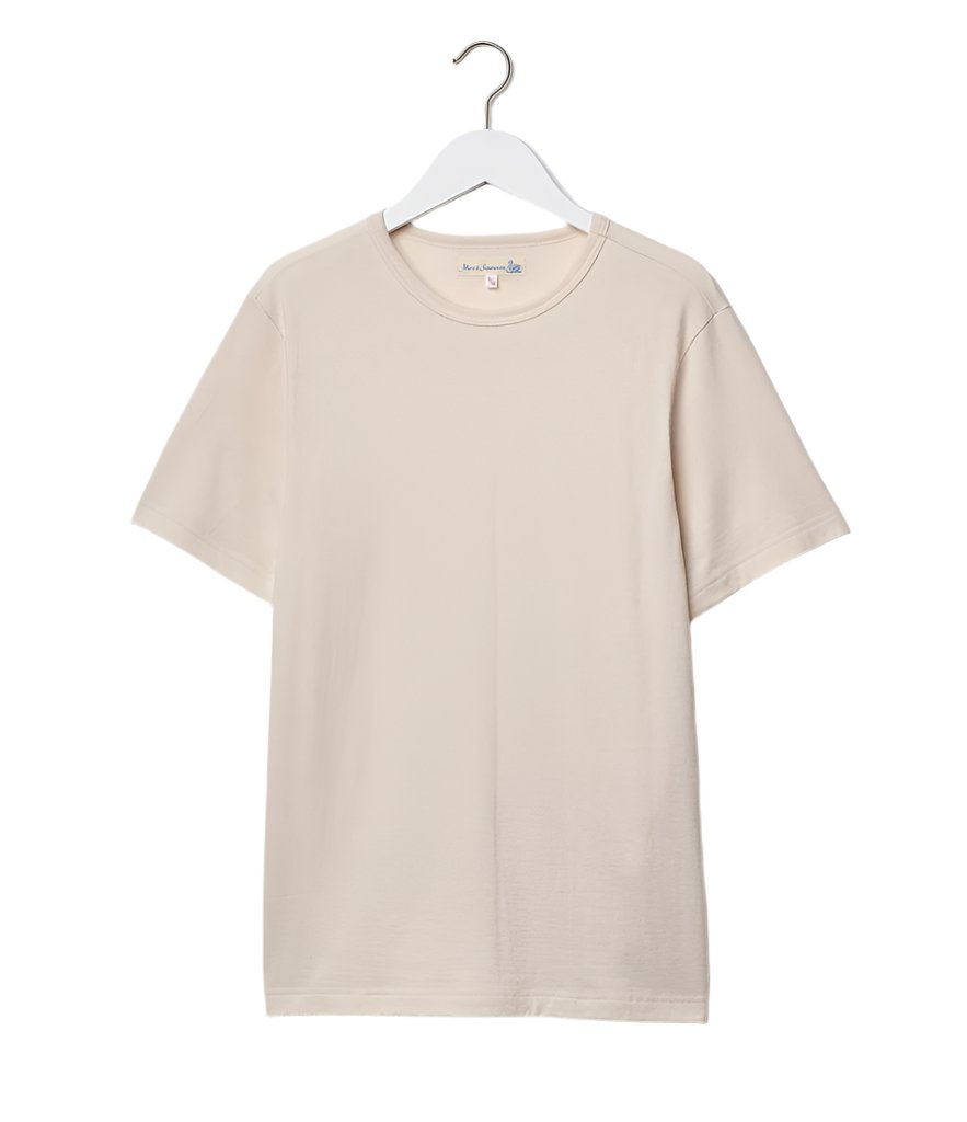 215 LOOPWHEELED 7.2 OZ TEE - L.E. & Chalk