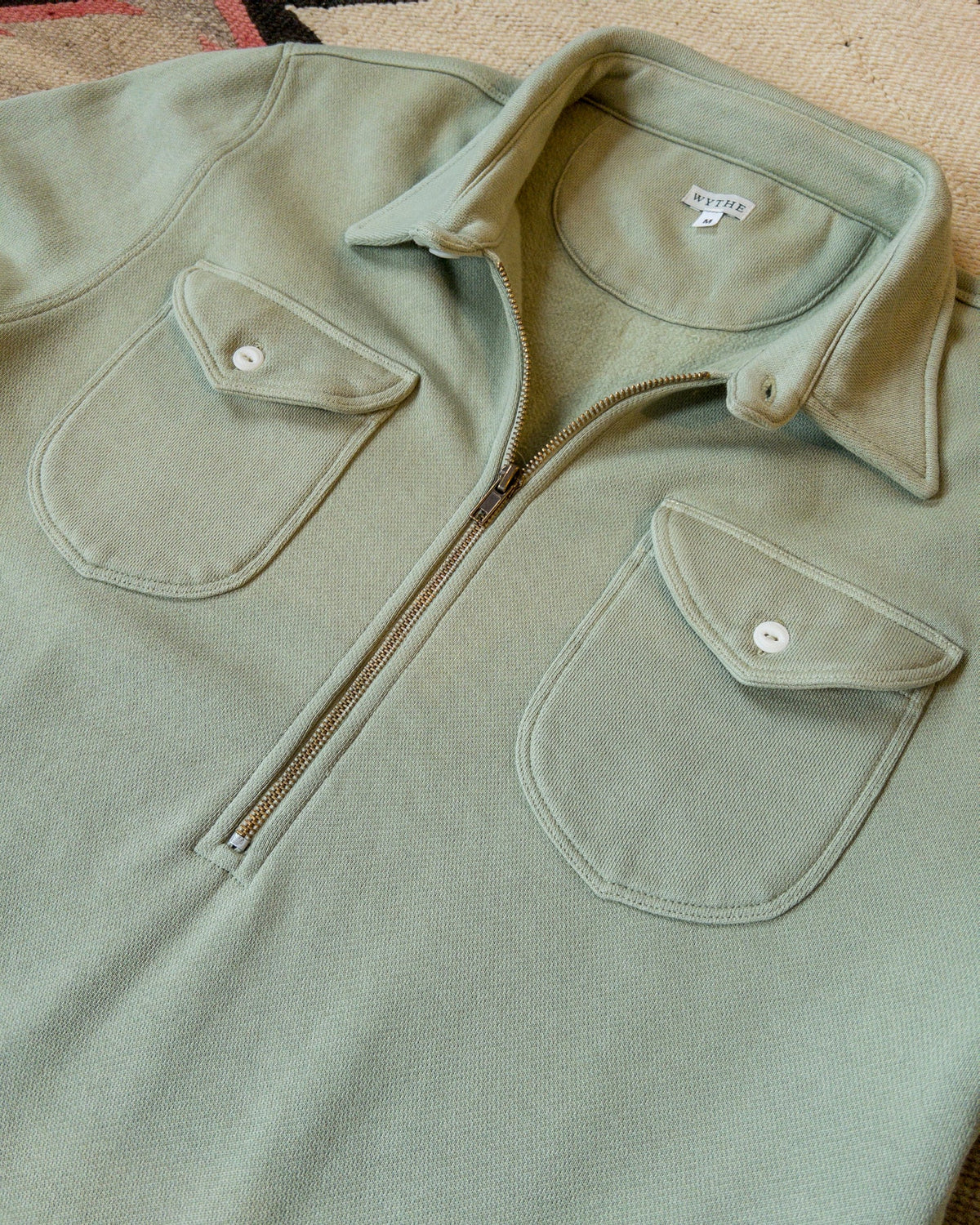HALF ZIP SWEATSHIRT - L.E. & Chalk