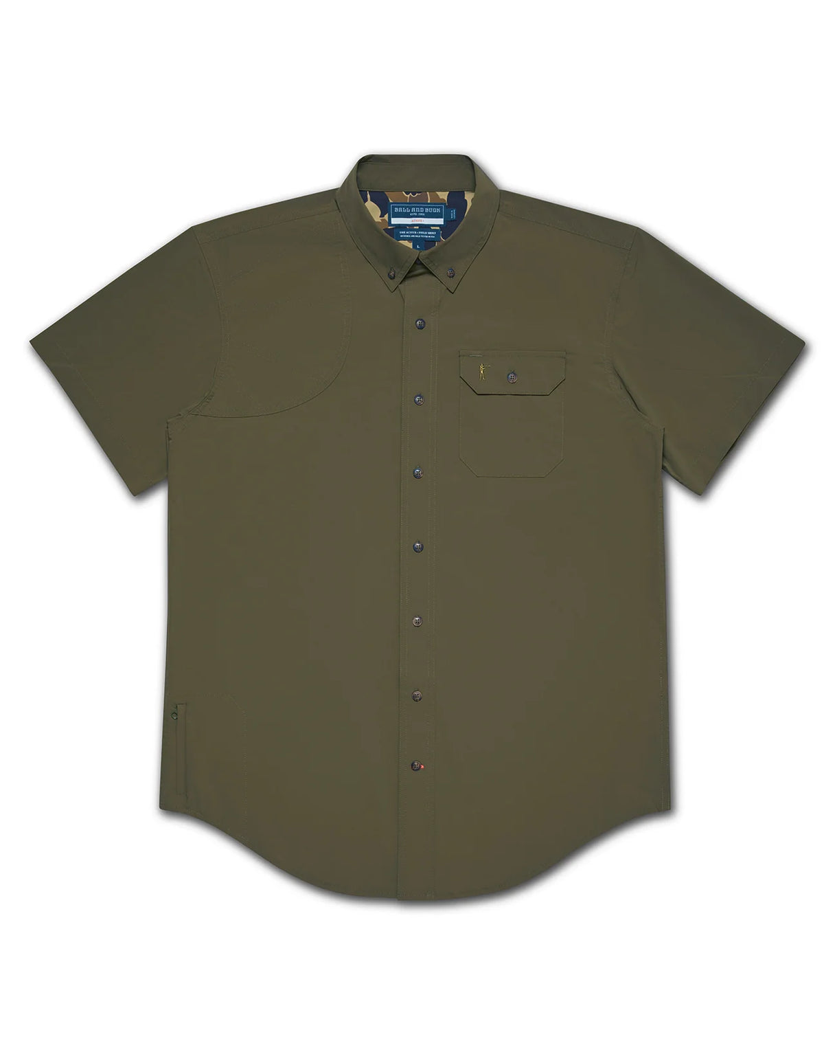 ACTIVE+FIELD SHIRT SS - L.E. & Chalk
