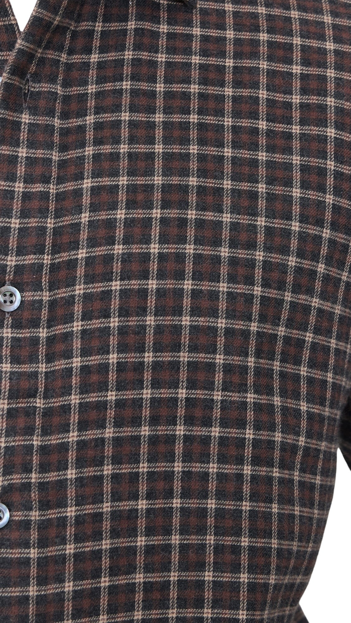 BRUSHED DOUBLE WINDOW PLAID HUTCHESON SPORT SHIRT
