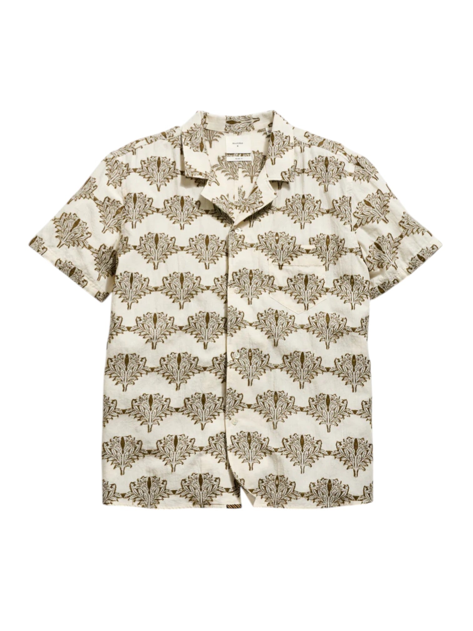 BOTANICAL JACQUARD CAMP SS - L.E. & Chalk