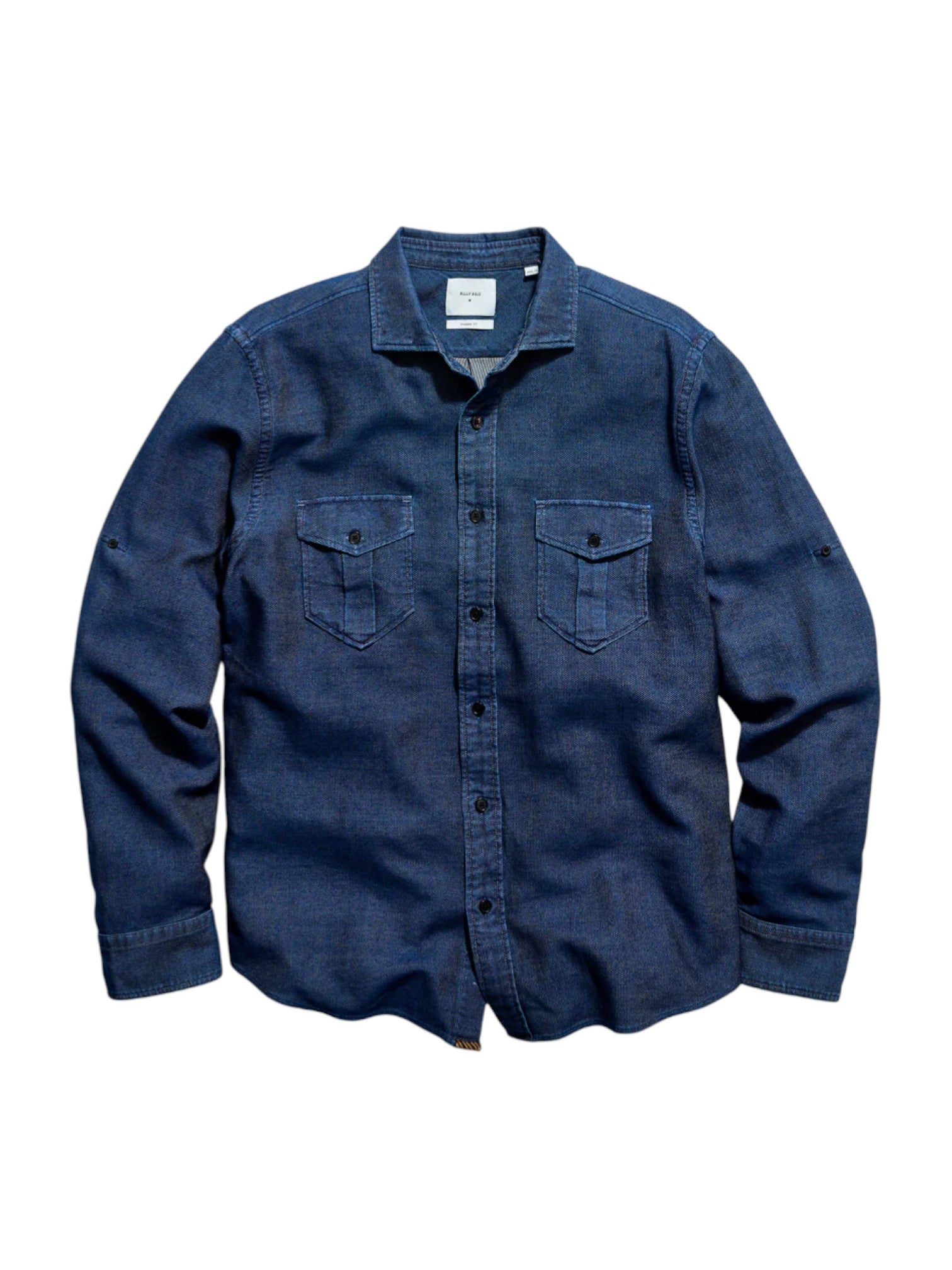 COTTON DOBBY SCOUT SHIRT - L.E. & Chalk