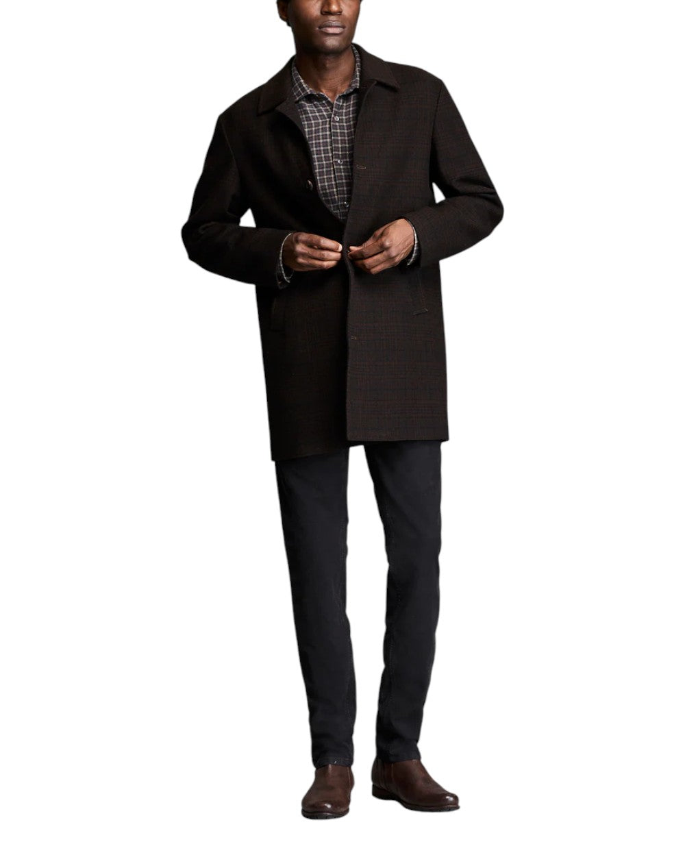 PLAID COOPER OVERCOAT