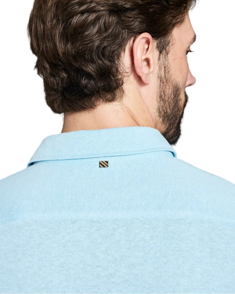SS HEMP COTTON KNIT SHIRT - L.E. & Chalk