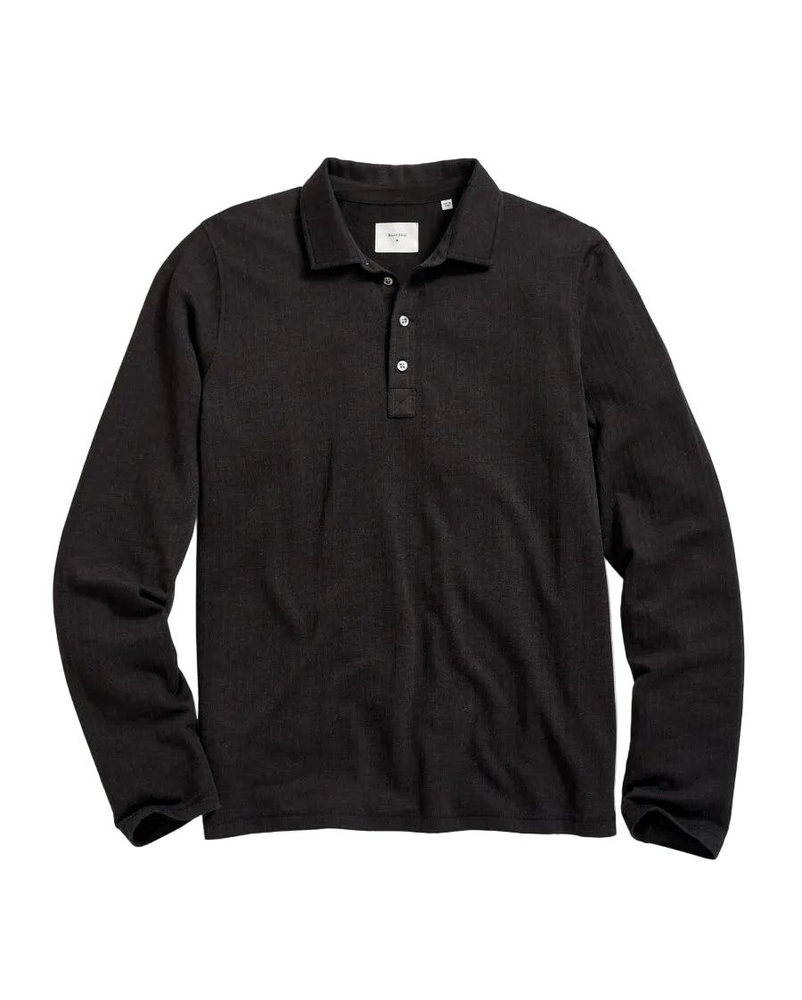 LS HERRINGBONE POLO