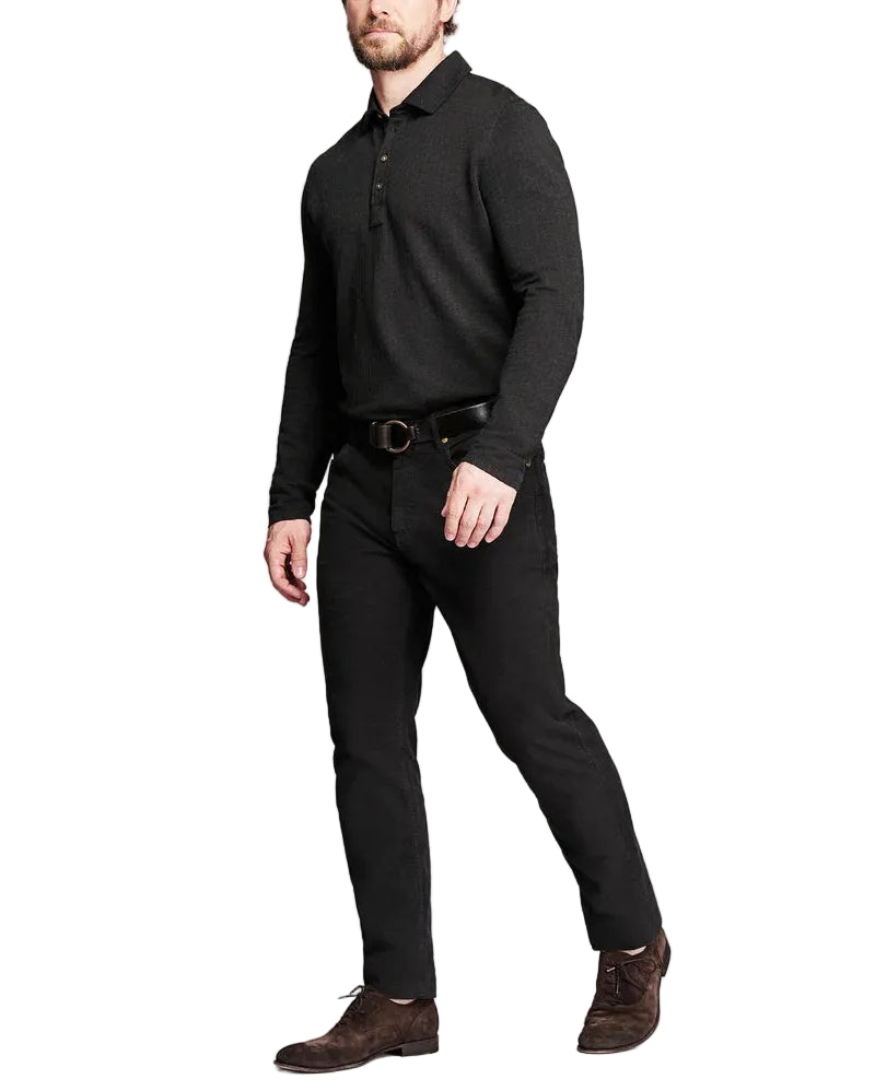 LS HERRINGBONE POLO