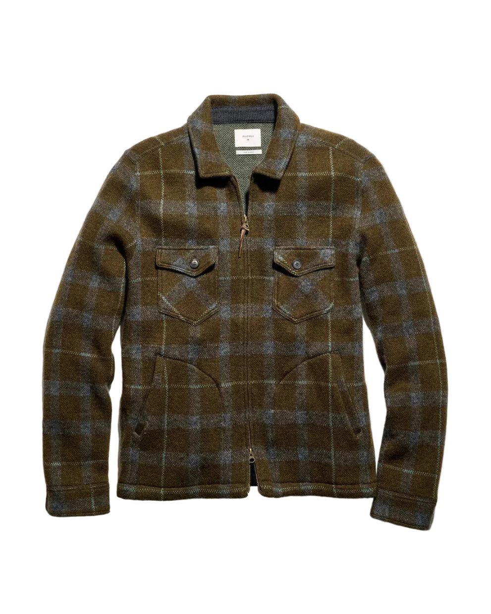 NUMAJIRI PLAID KNIT JACKET