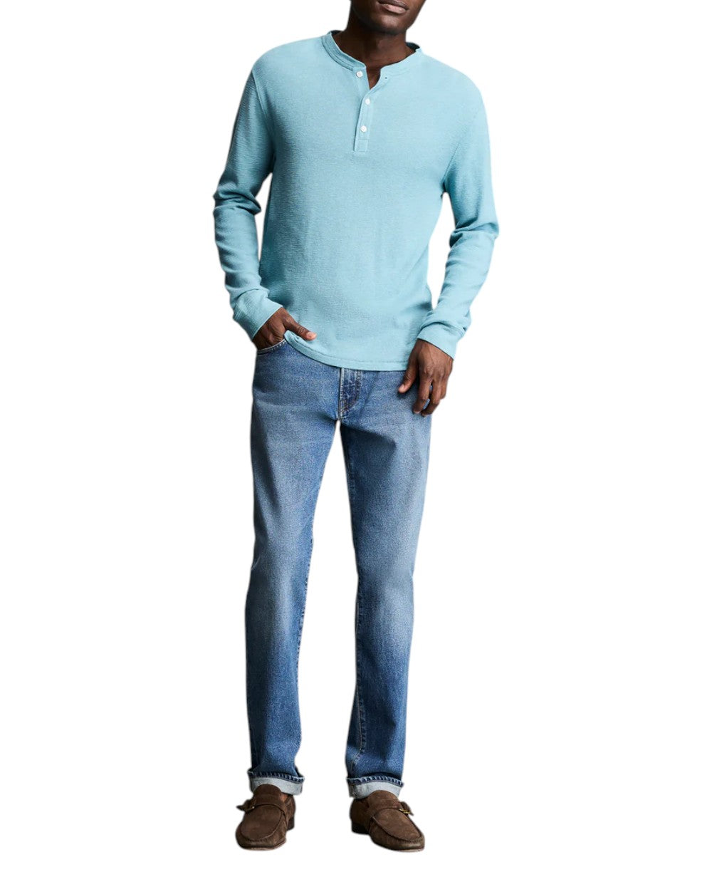 SLUB TUCK HENLEY