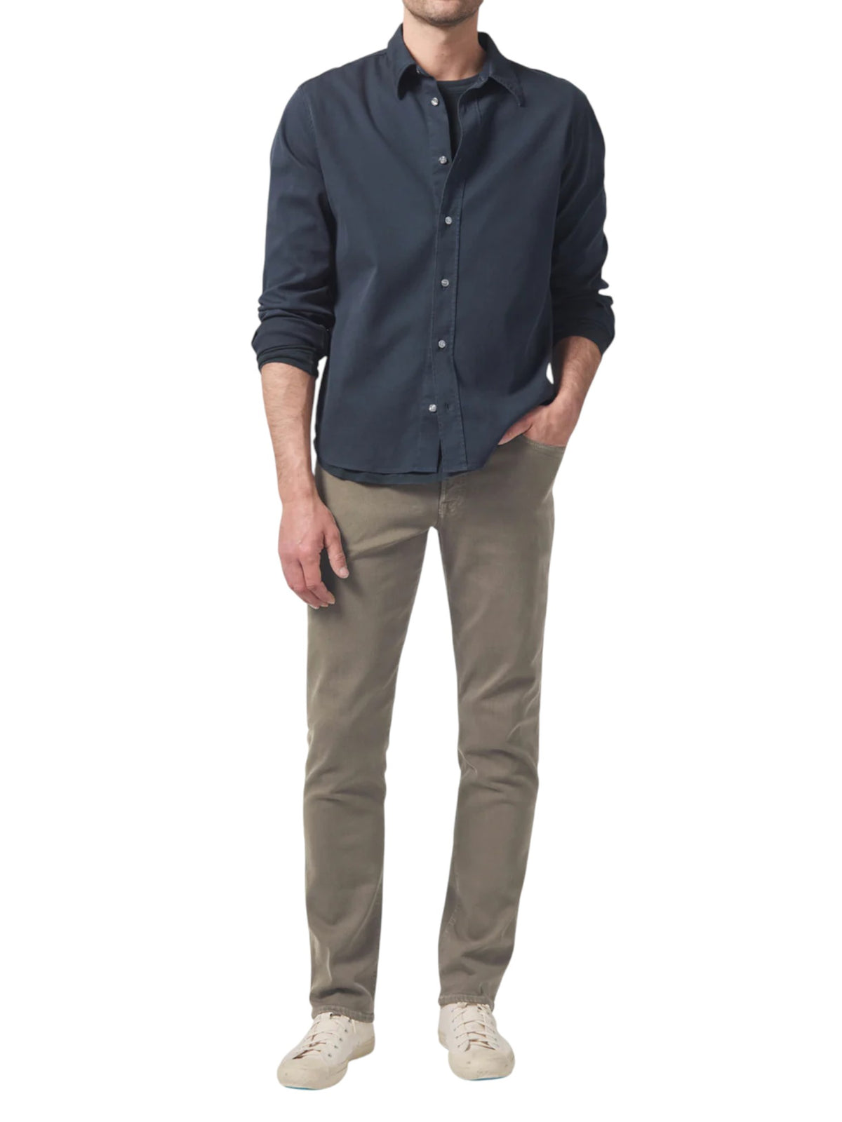 GAGE IN STRETCH TWILL - L.E. & Chalk