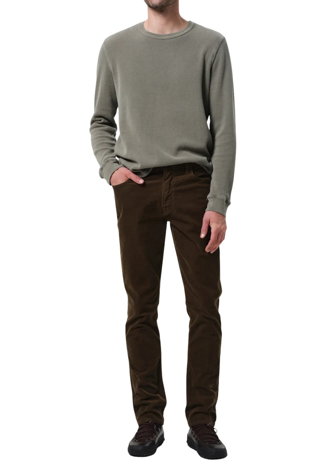 GAGE SLIM STRAIGHT CORDUROY - L.E. & Chalk