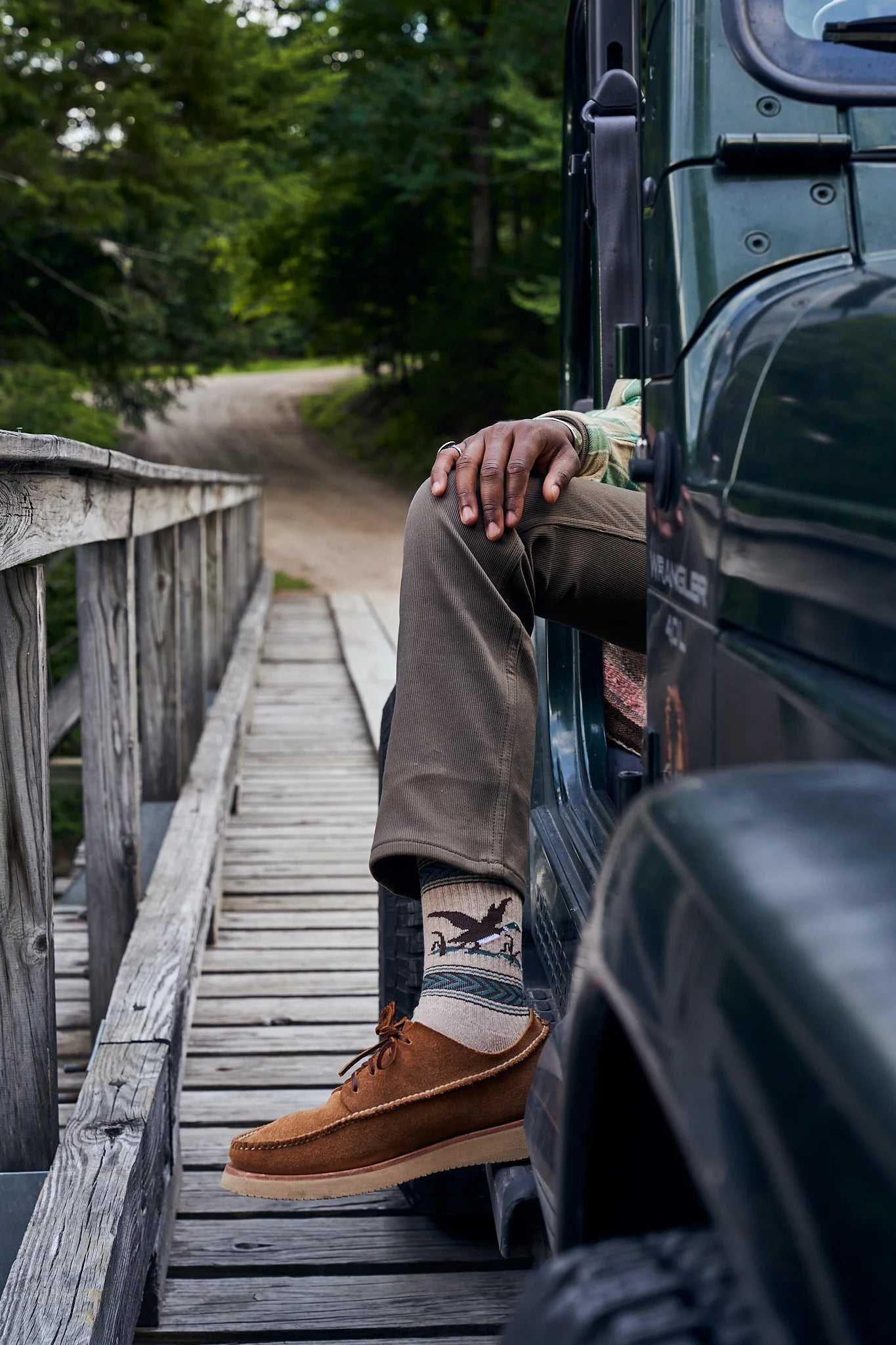 JACQUARD CAMP SOCKS