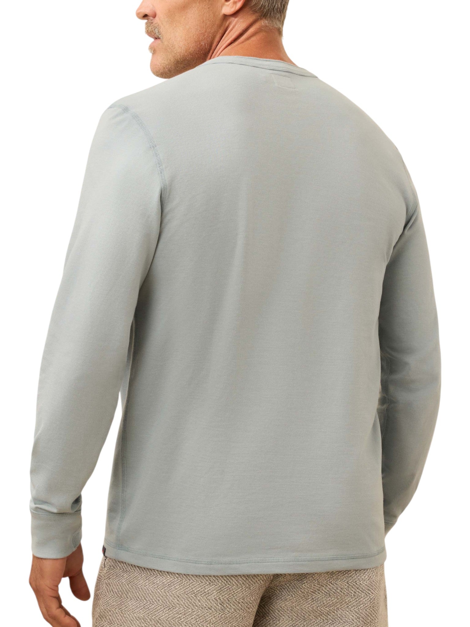 LONG SLEEVE WAFFLE HENLEY