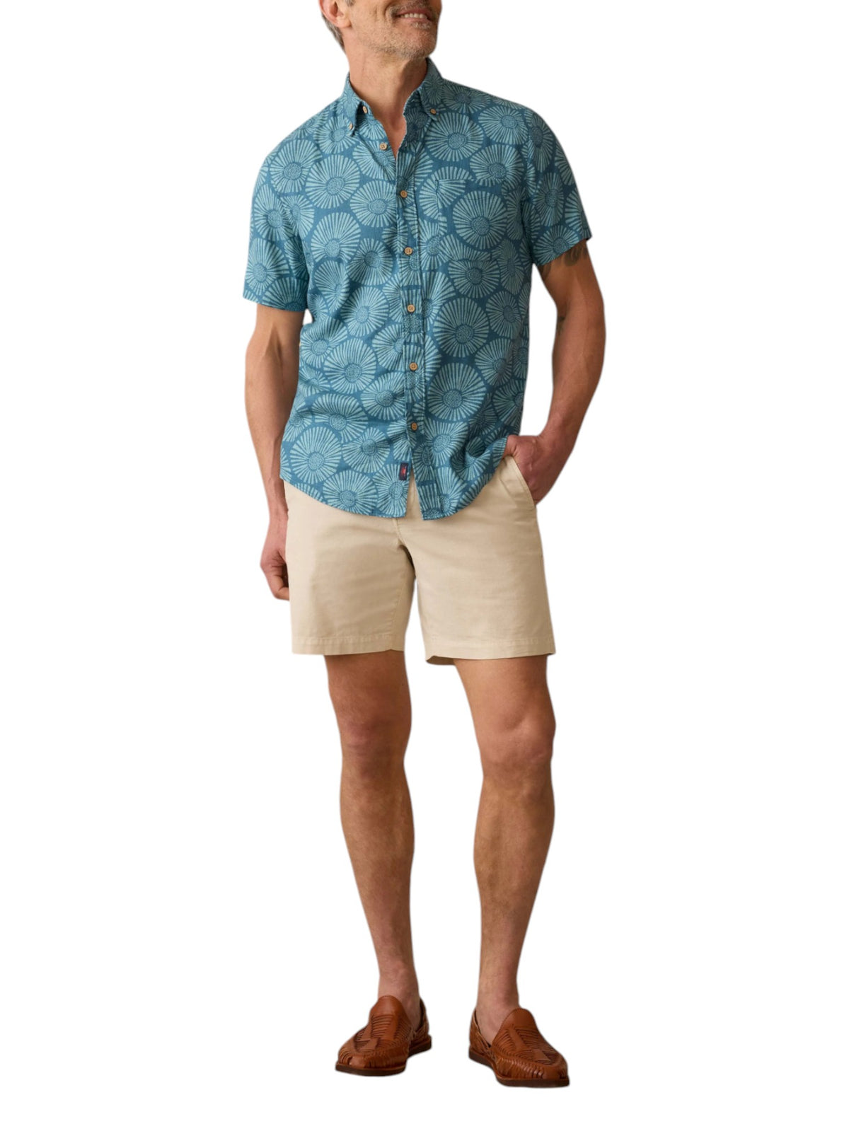 SS BREEZE SHIRT - L.E. & Chalk