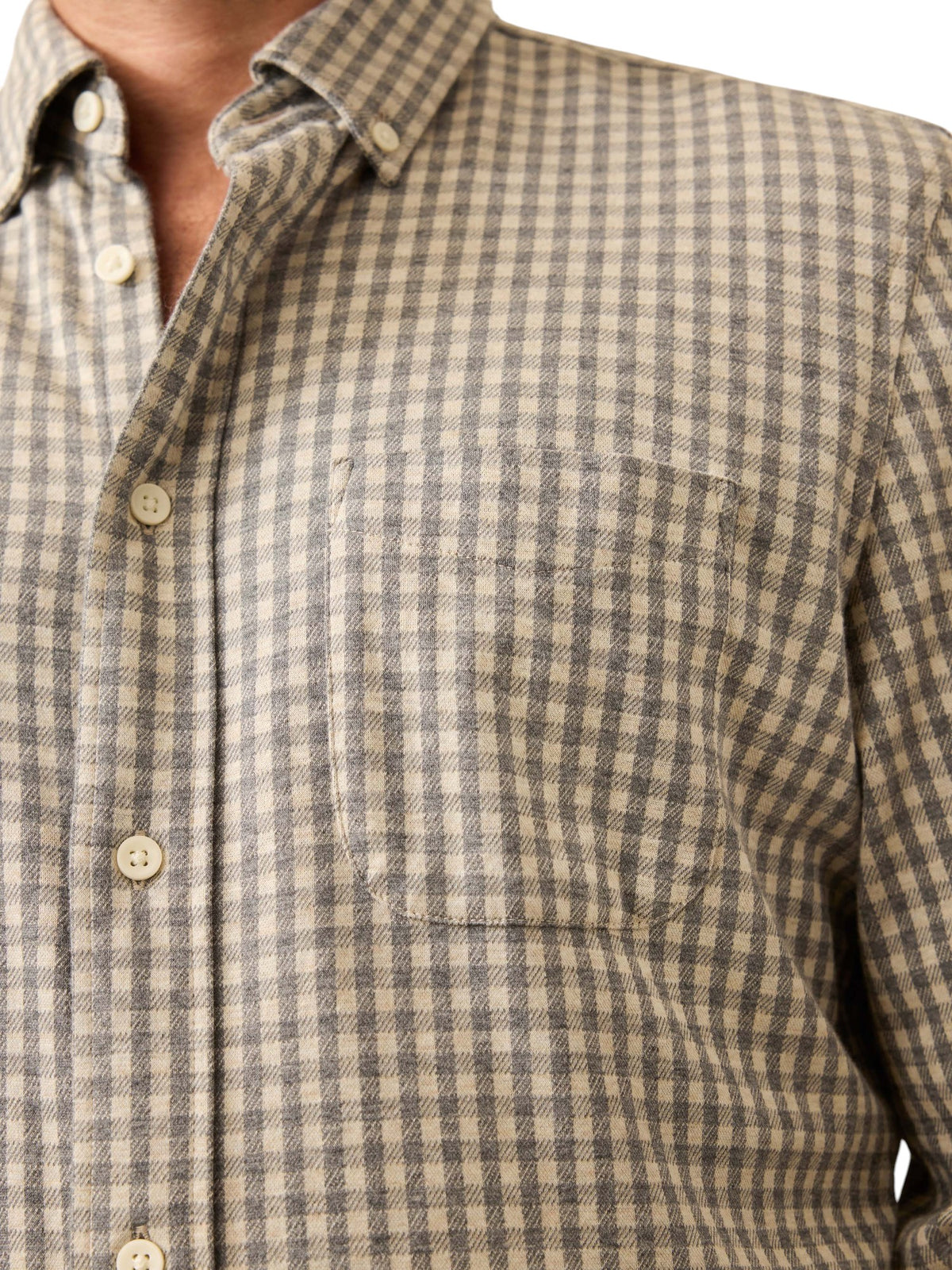COASTLINE KNIT SHIRT - L.E. & Chalk