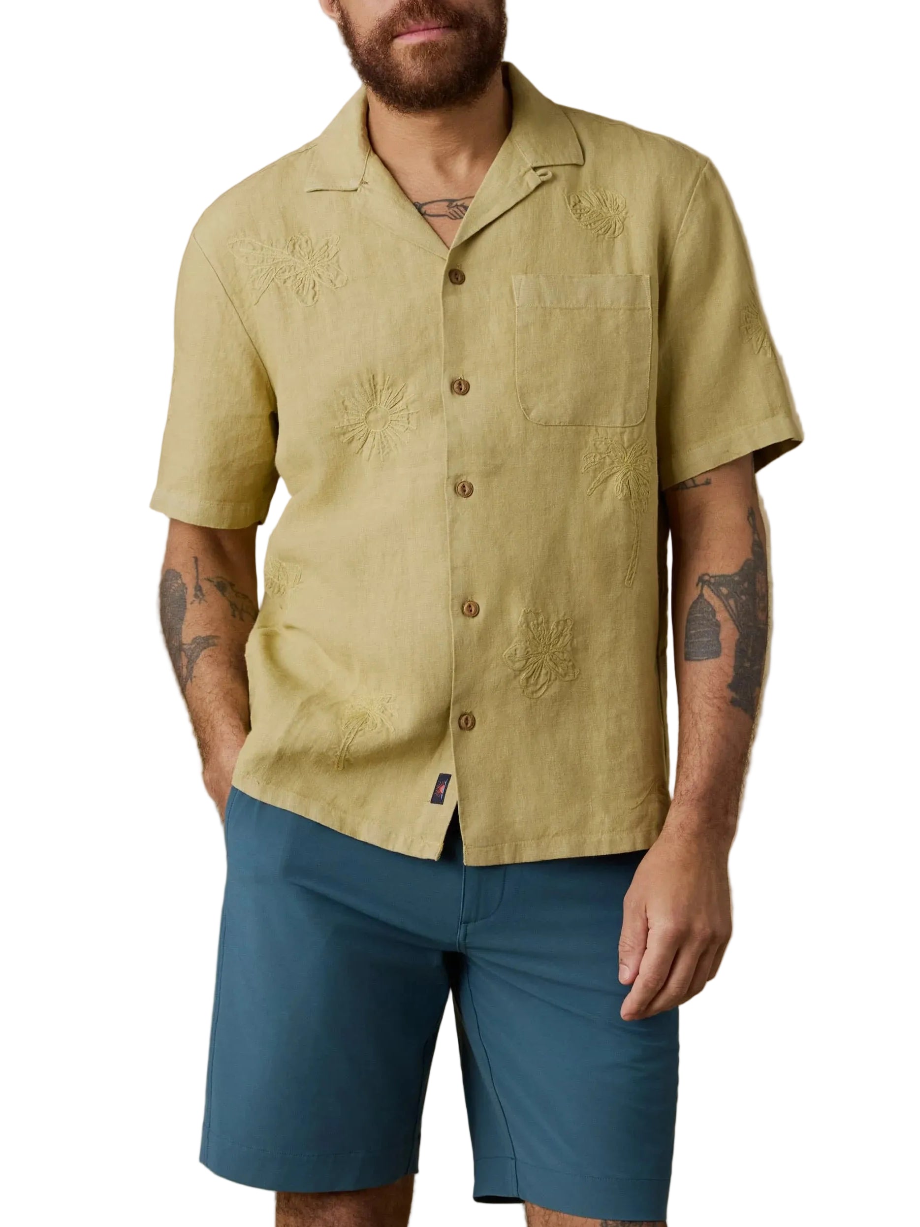 SS EMBROIDERED SHIRT