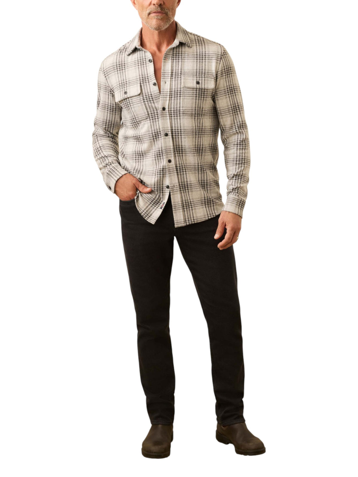 LEGEND SWEATER SHIRT - L.E. & Chalk