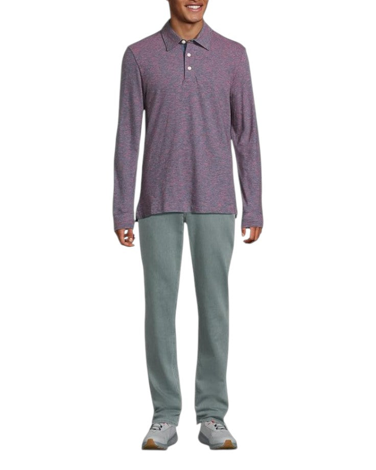 LS SUNWASHED TSHIRT POLO - L.E. & Chalk