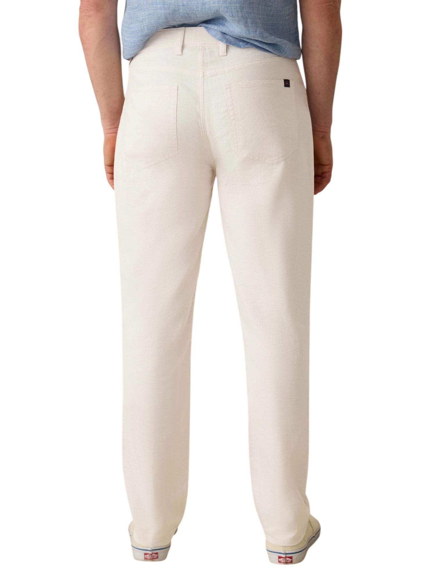 MOVEMENT LINEN 5 POCKET PANT - L.E. & Chalk