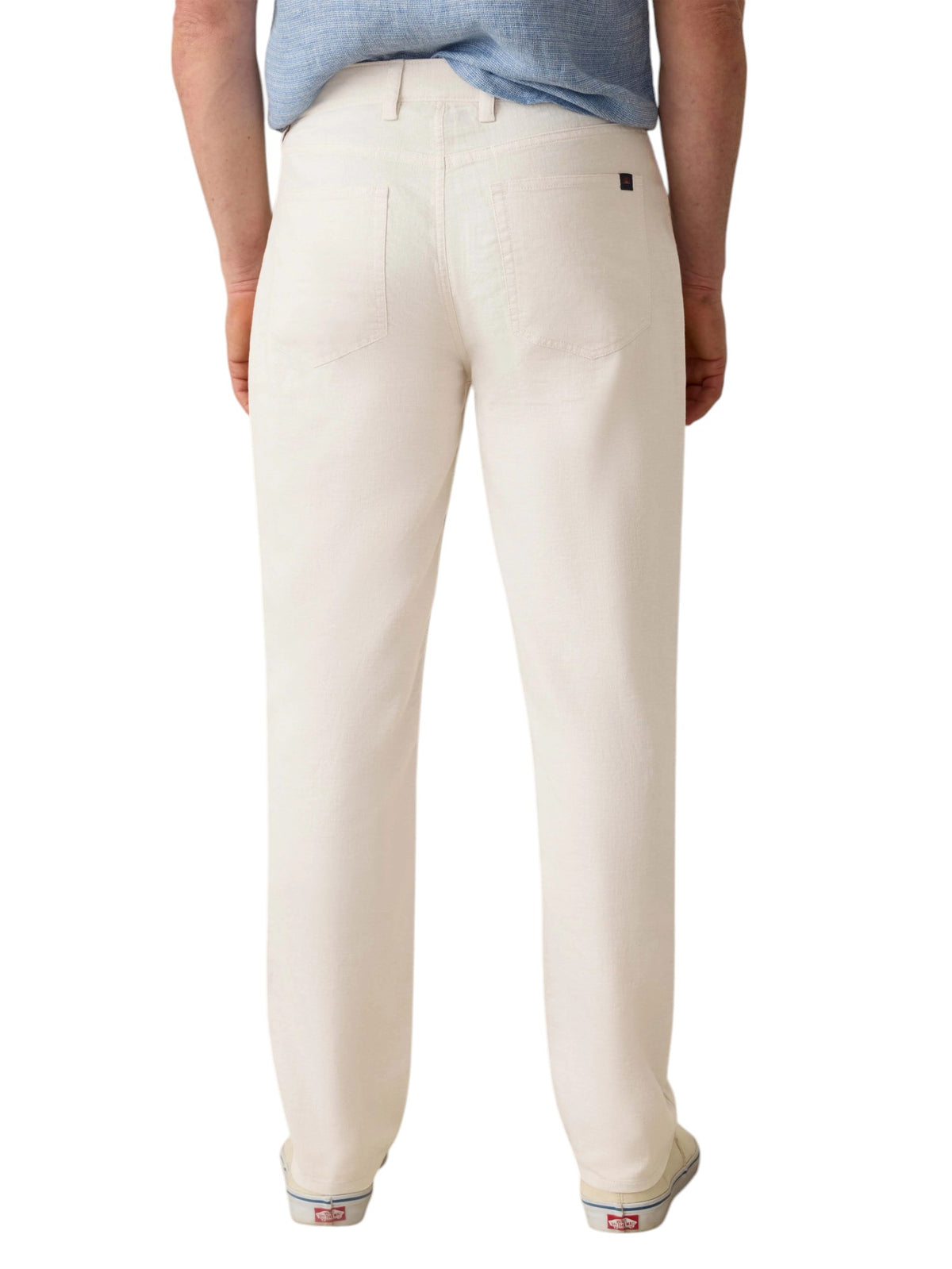 MOVEMENT LINEN 5 POCKET PANT - L.E. & Chalk