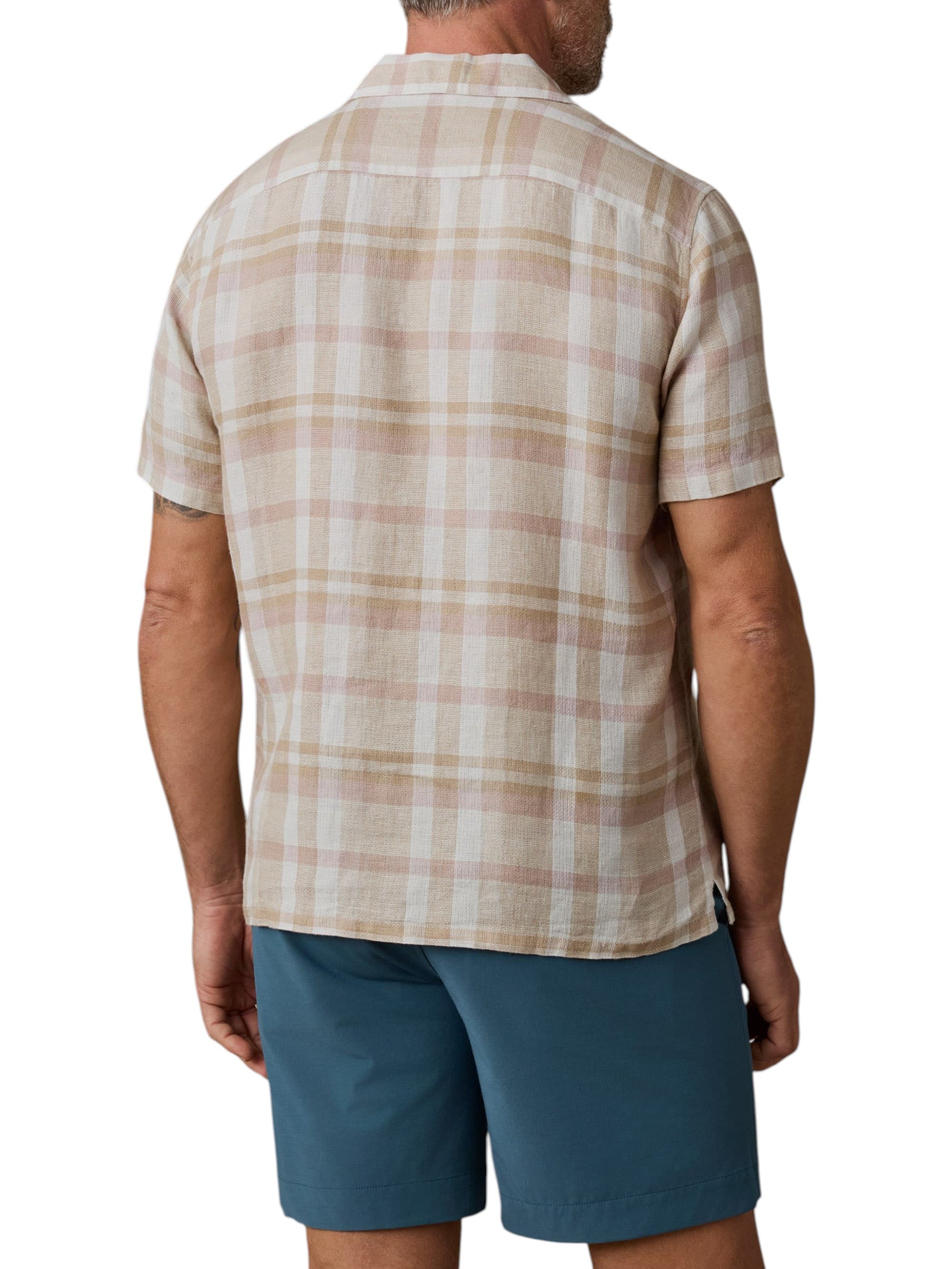 PALMA LINEN CAMP SHIRT SS
