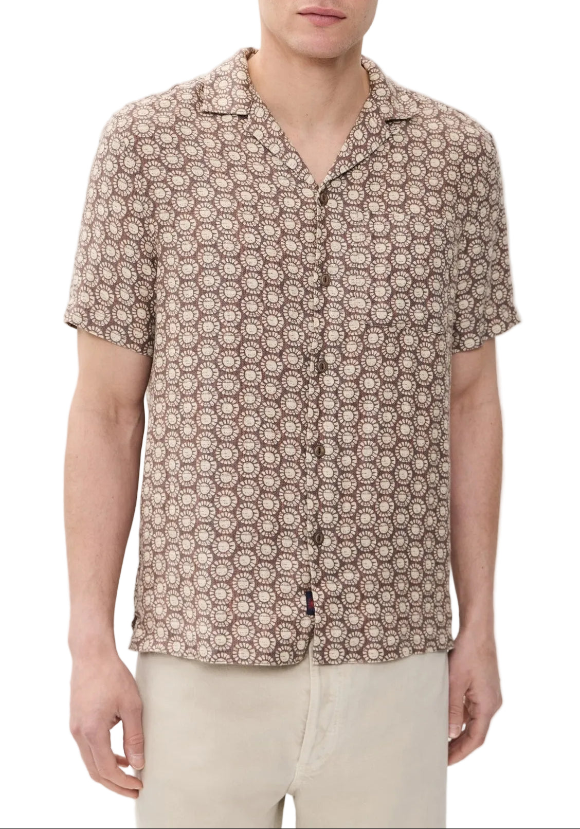 SS PALMA LINEN CAMP SHIRT
