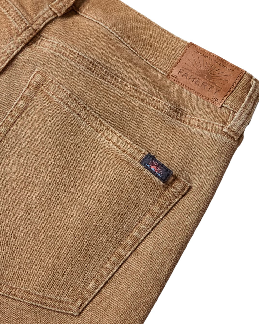 STRETCH TERRY 5 POCKET PANT - L.E. & Chalk