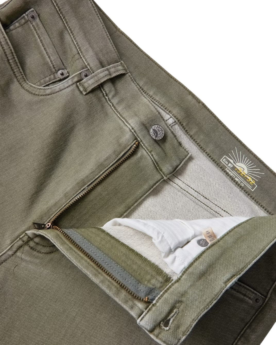 STRETCH TERRY 5 POCKET PANT - L.E. & Chalk