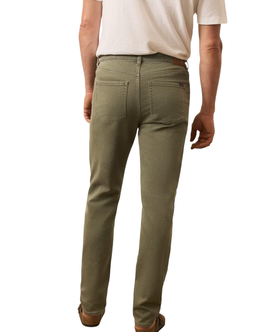 STRETCH TERRY 5 POCKET PANT - L.E. & Chalk