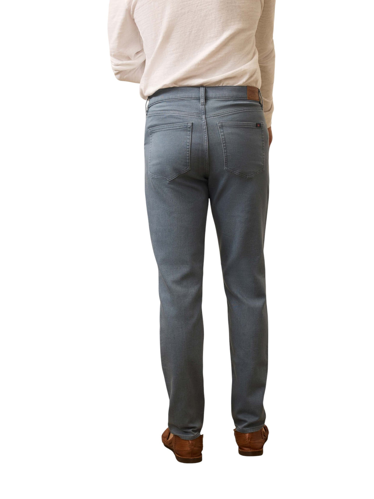STRETCH TERRY 5 POCKET PANT - L.E. & Chalk