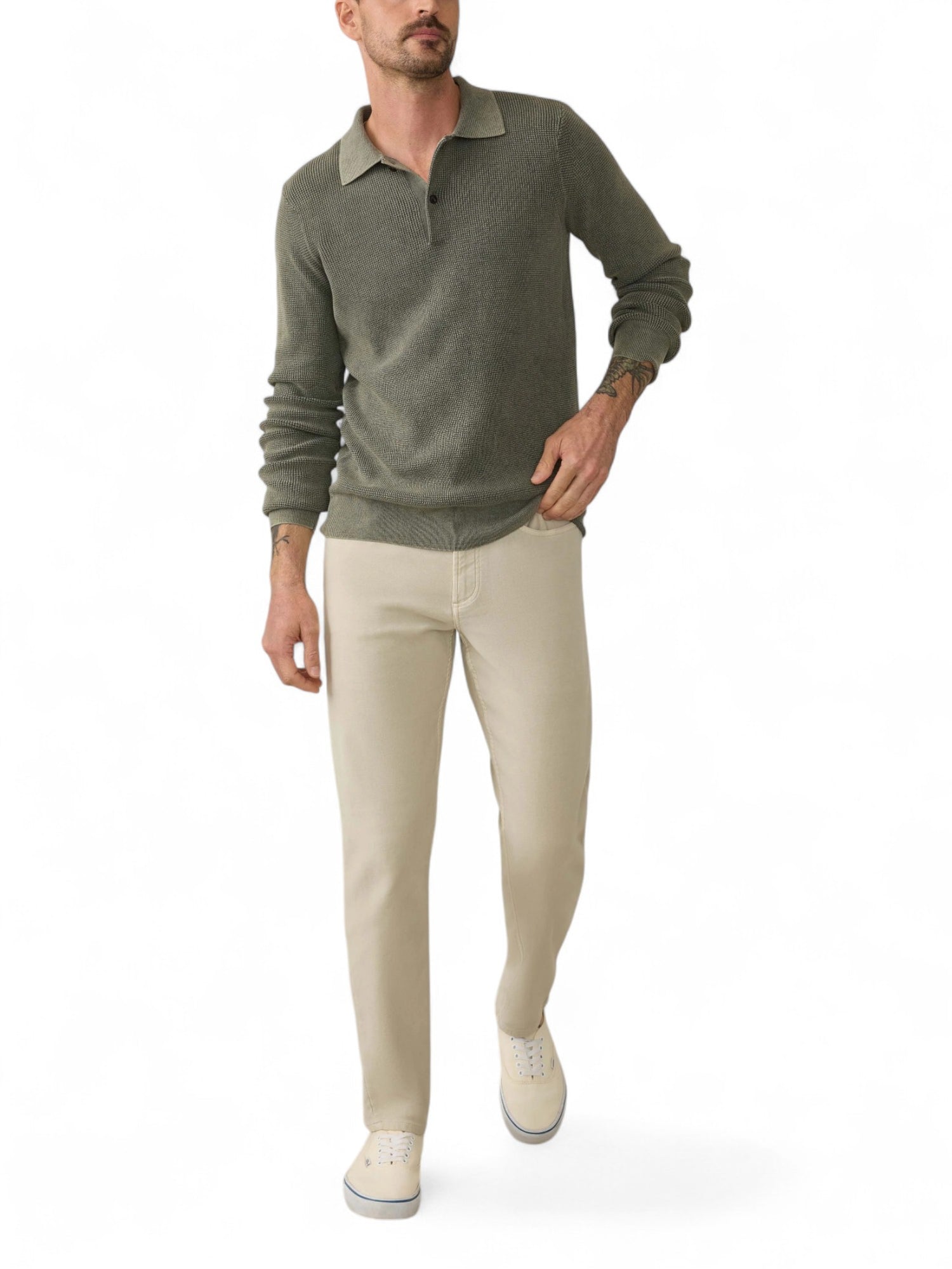 STRETCH TERRY 5 POCKET PANT