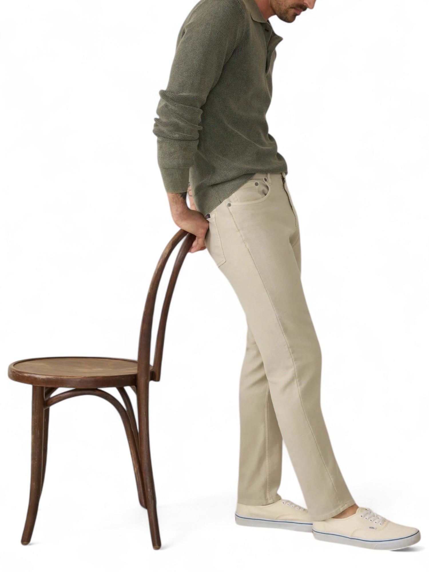 STRETCH TERRY 5 POCKET PANT