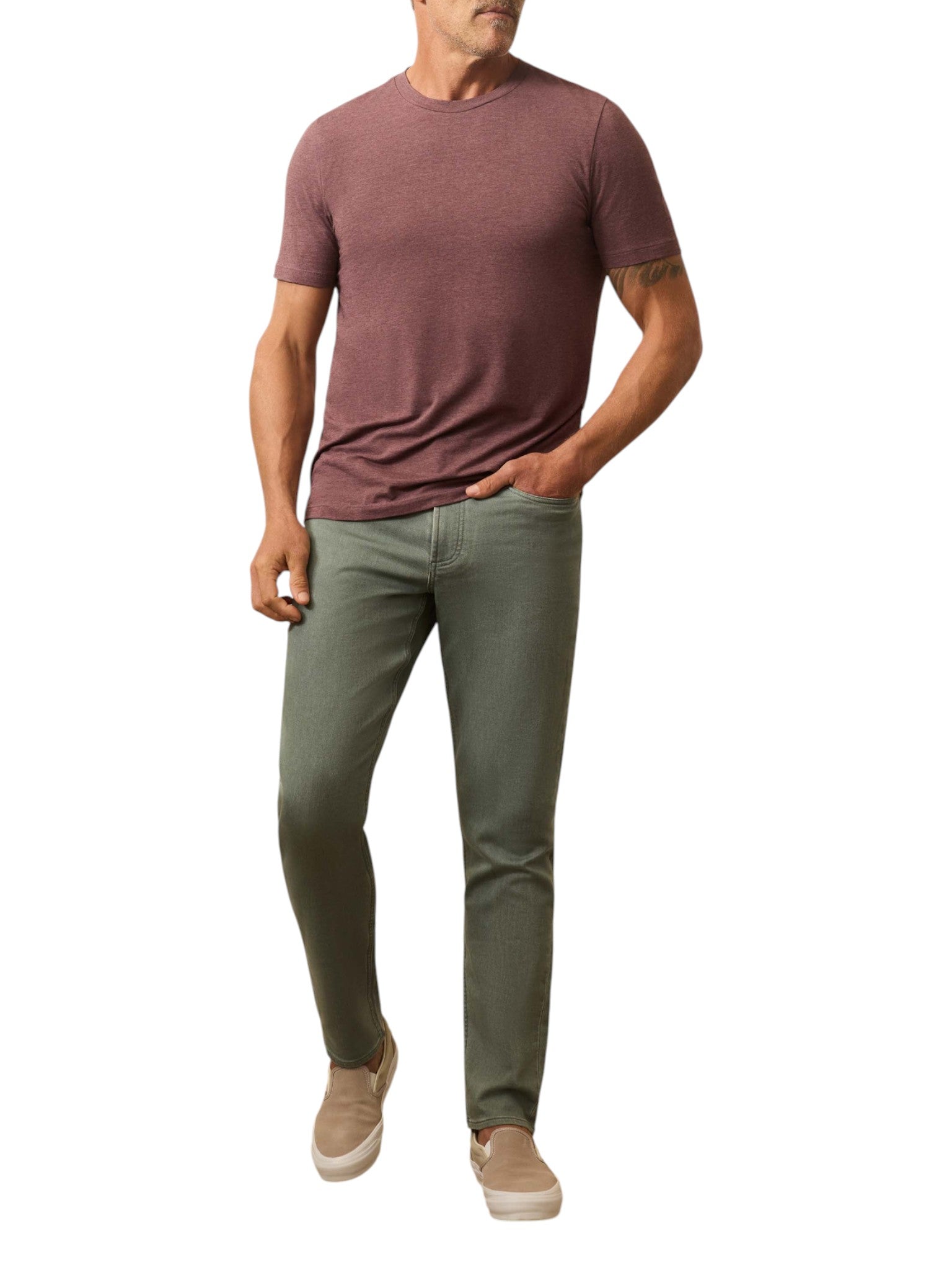 STRETCH TERRY 5 POCKET PANT