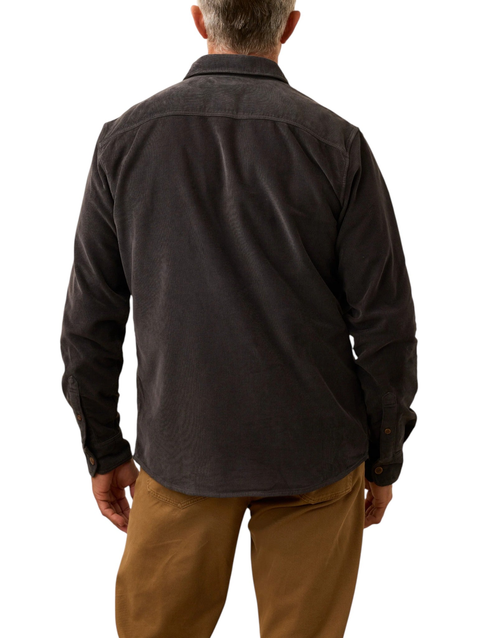 STRETCH TERRY CORDUROY WORKSHIRT