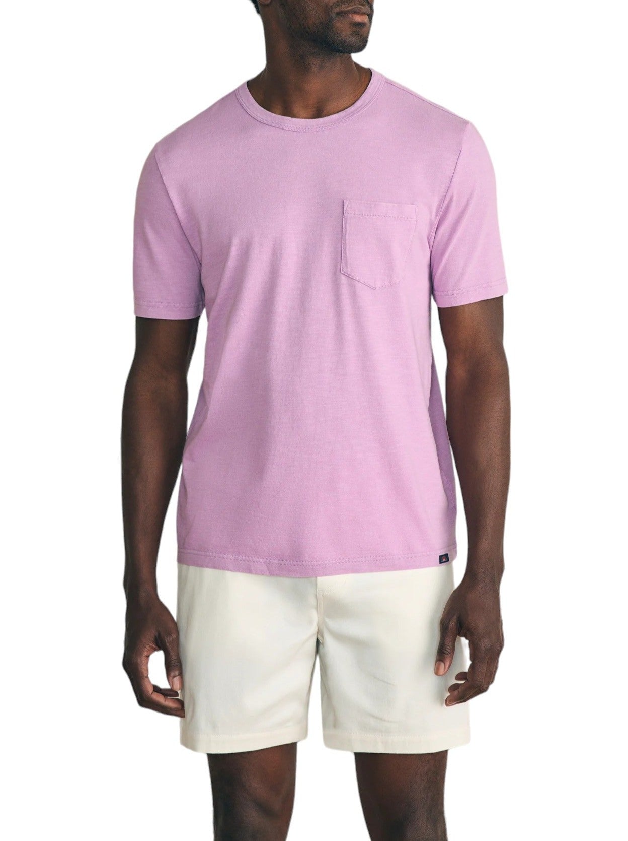 SUNWASHED POCKET TEE - L.E. & Chalk