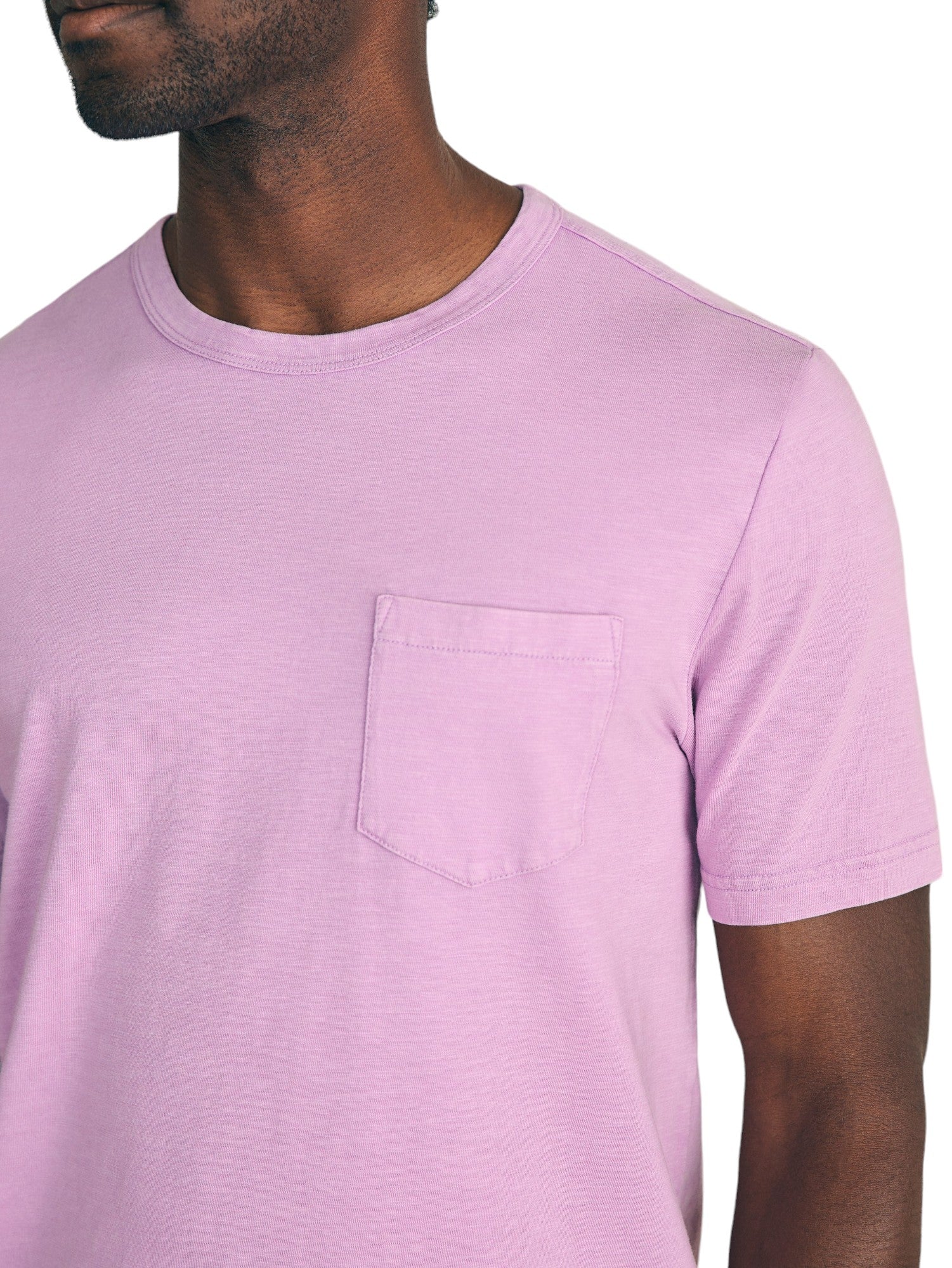 SUNWASHED POCKET TEE - L.E. & Chalk