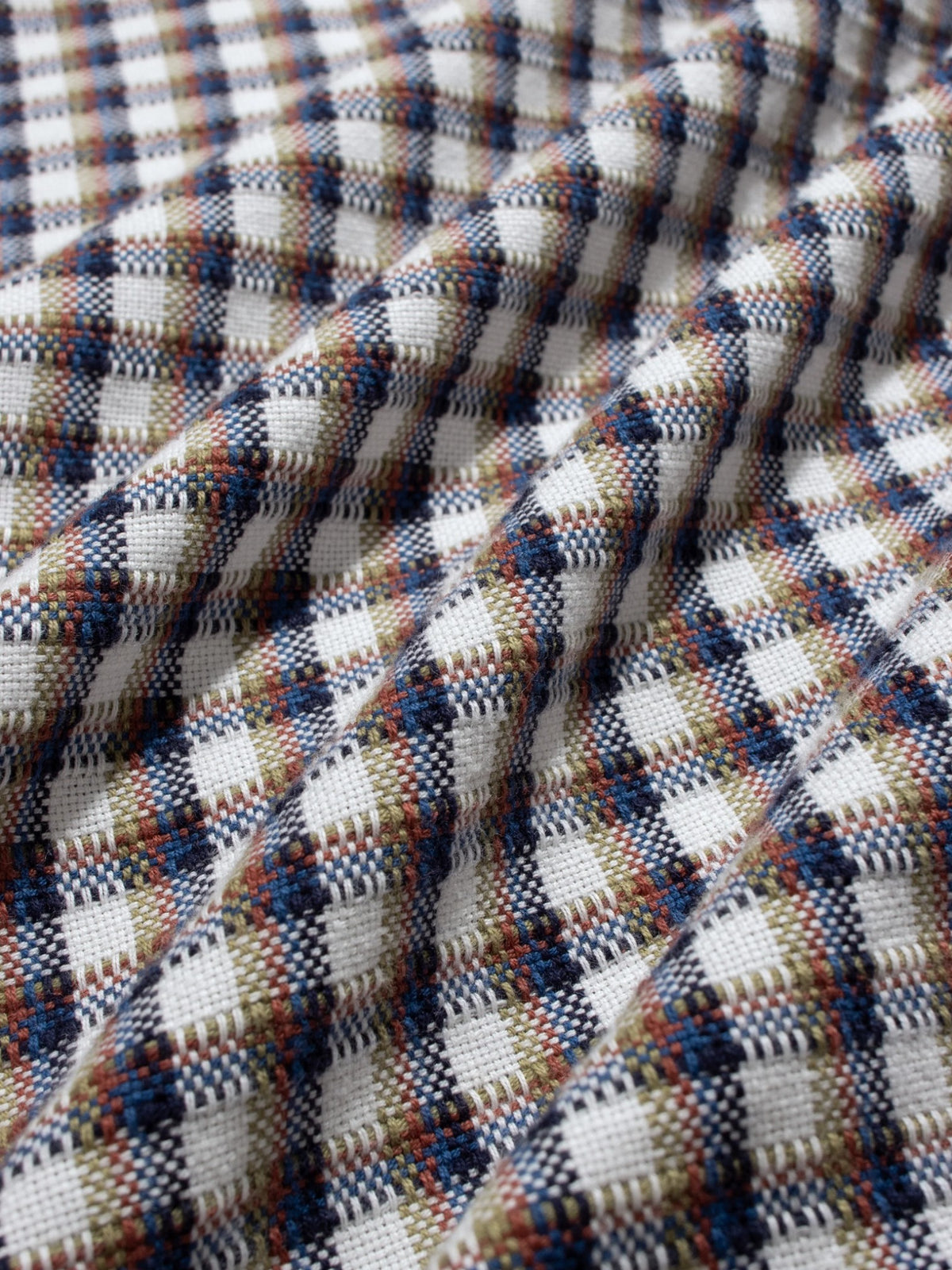 BUSEY SHIRT DOBBY CHECK - L.E. & Chalk