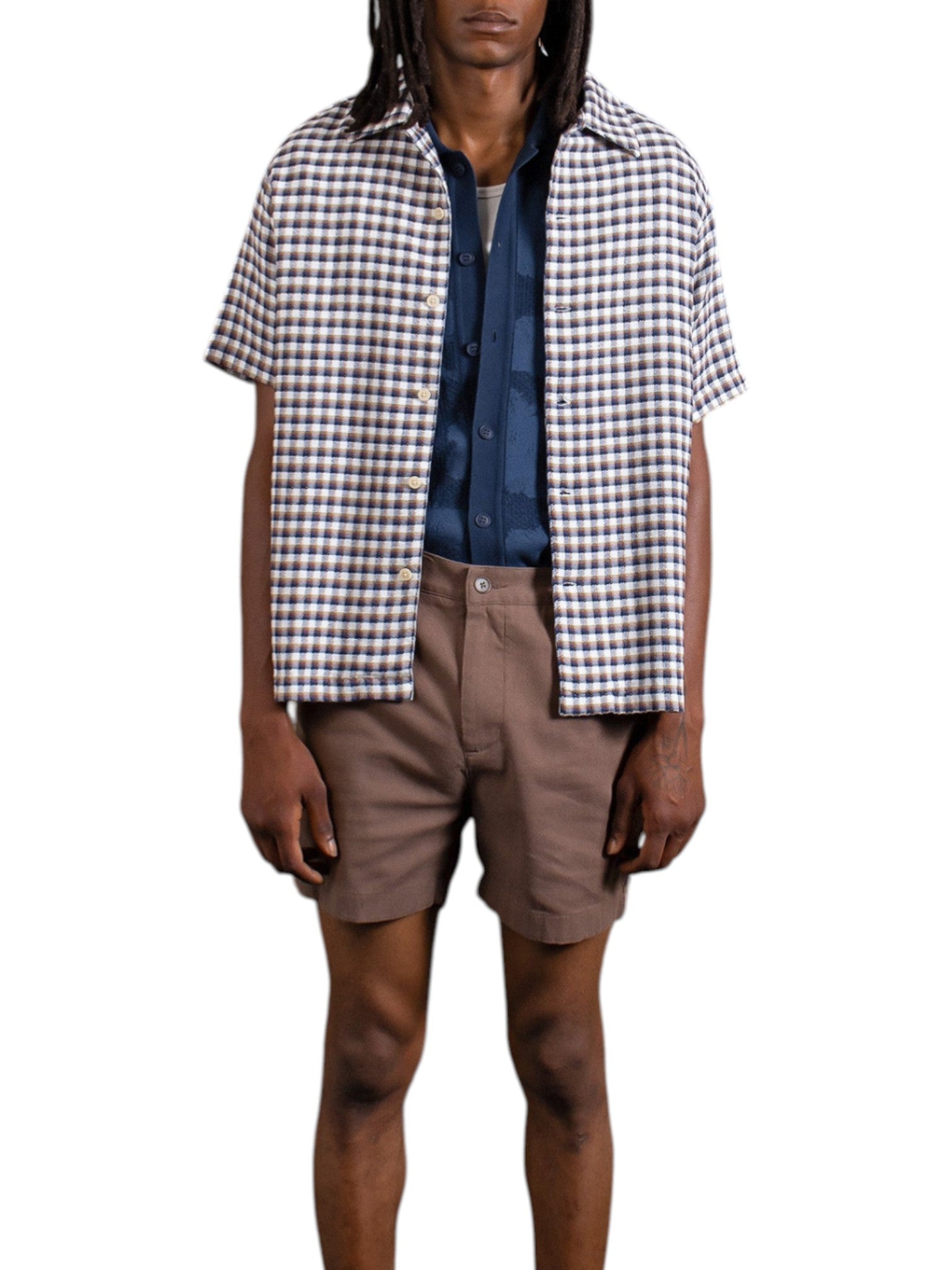 BUSEY SHIRT DOBBY CHECK