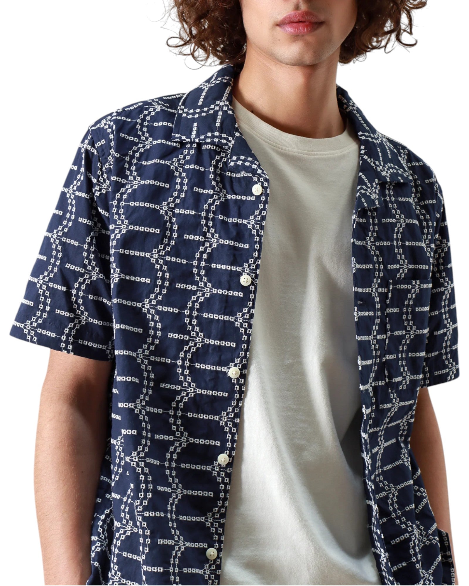 STACHIO SS PALM TREE DOBBY