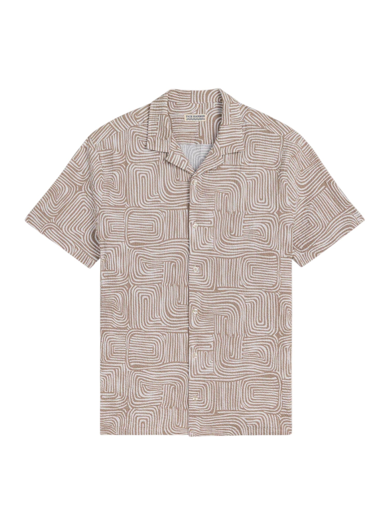 CASTAWAY TEXTURED CAMP SHIRT