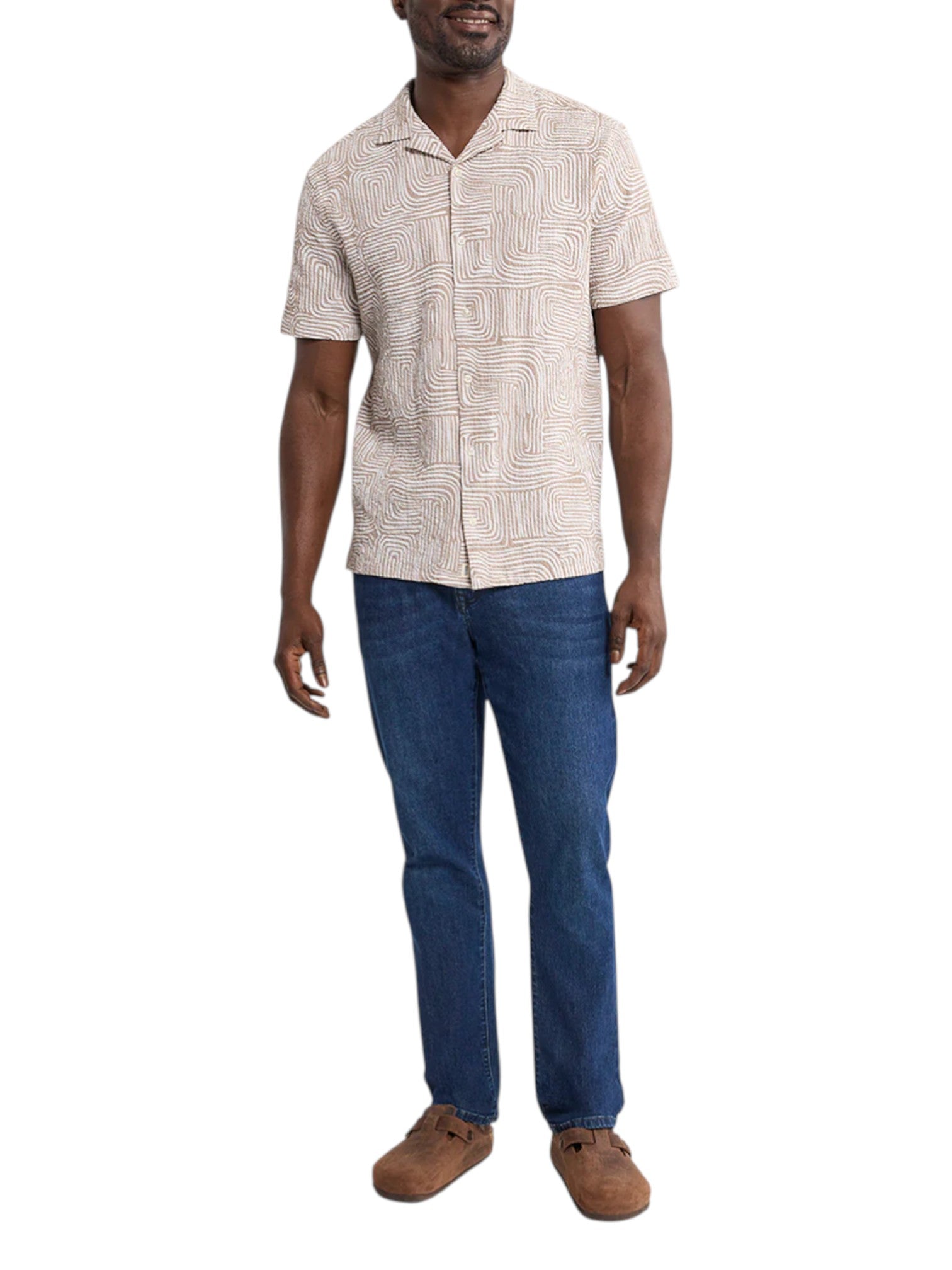 CASTAWAY TEXTURED CAMP SHIRT