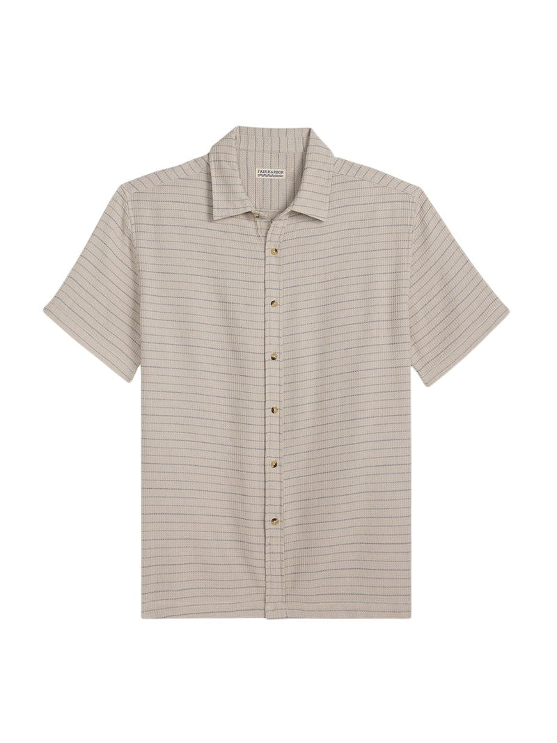 OASIS TEXTURED SHIRT - L.E. & Chalk