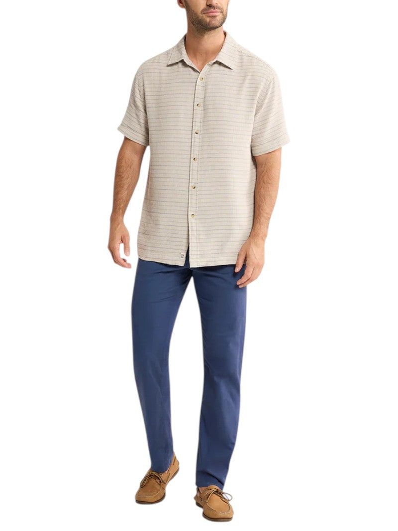 OASIS TEXTURED SHIRT - L.E. & Chalk