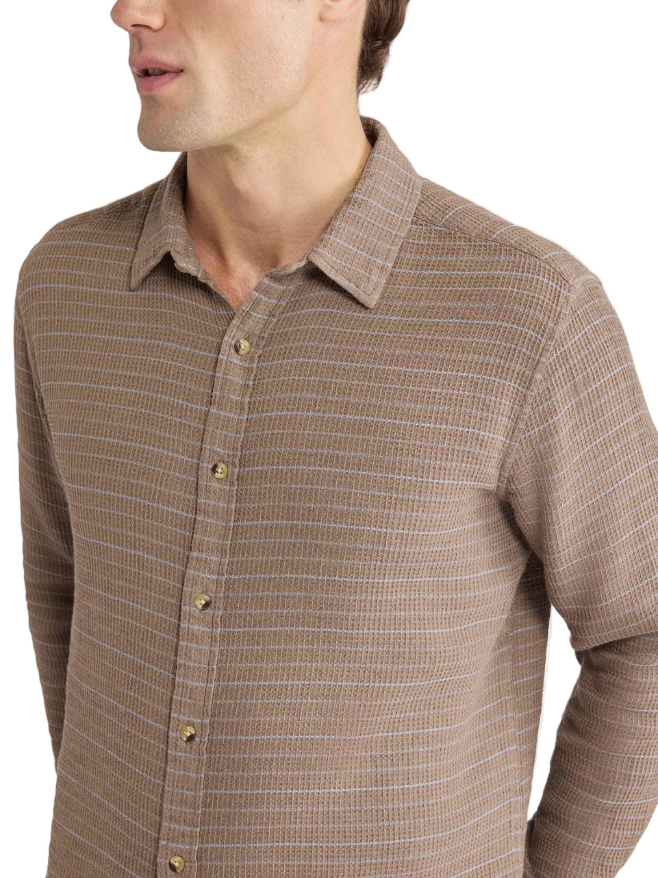 OASIS LONG SLEEVE BUTTON UP - L.E. & Chalk