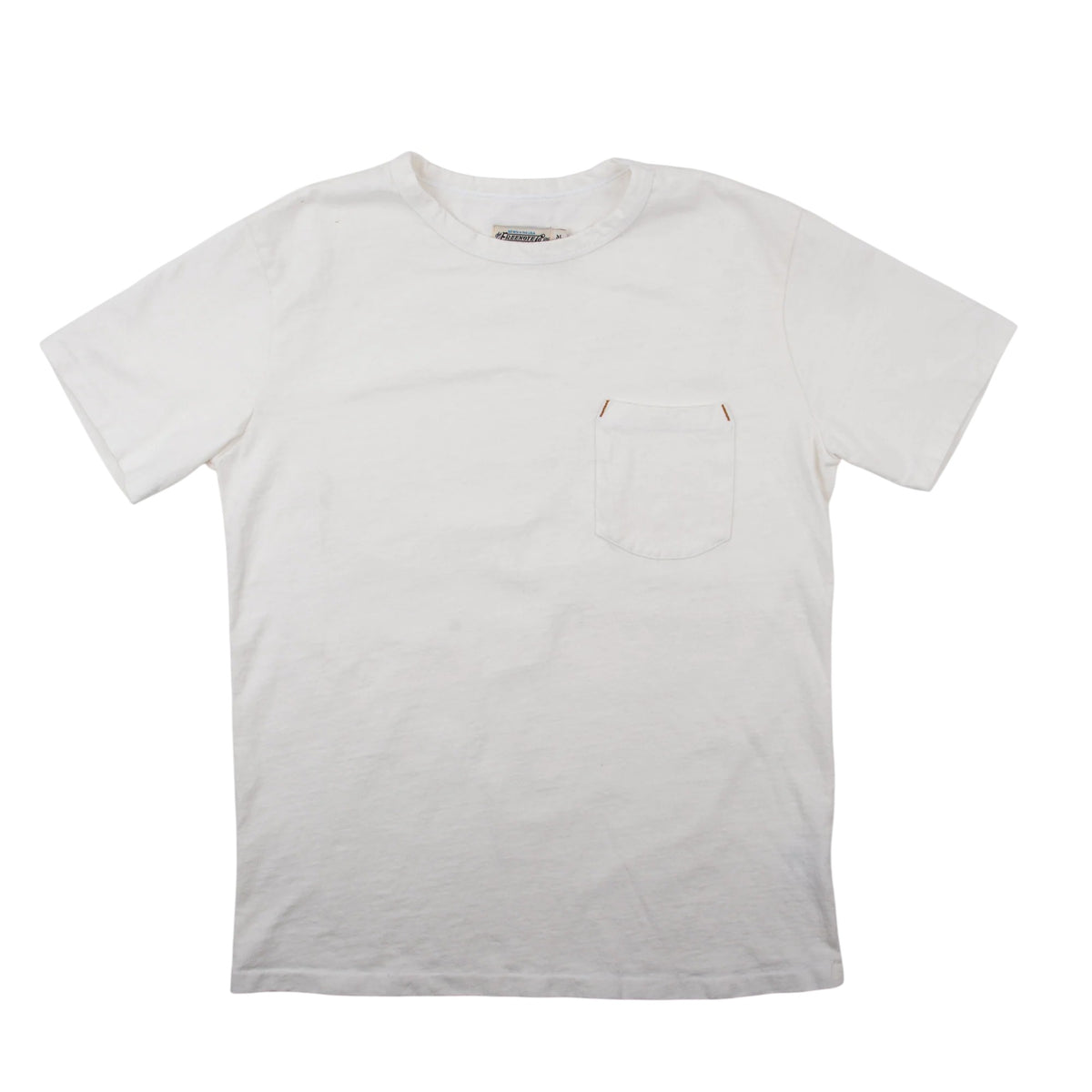 13 OZ POCKET TEE - L.E. & Chalk