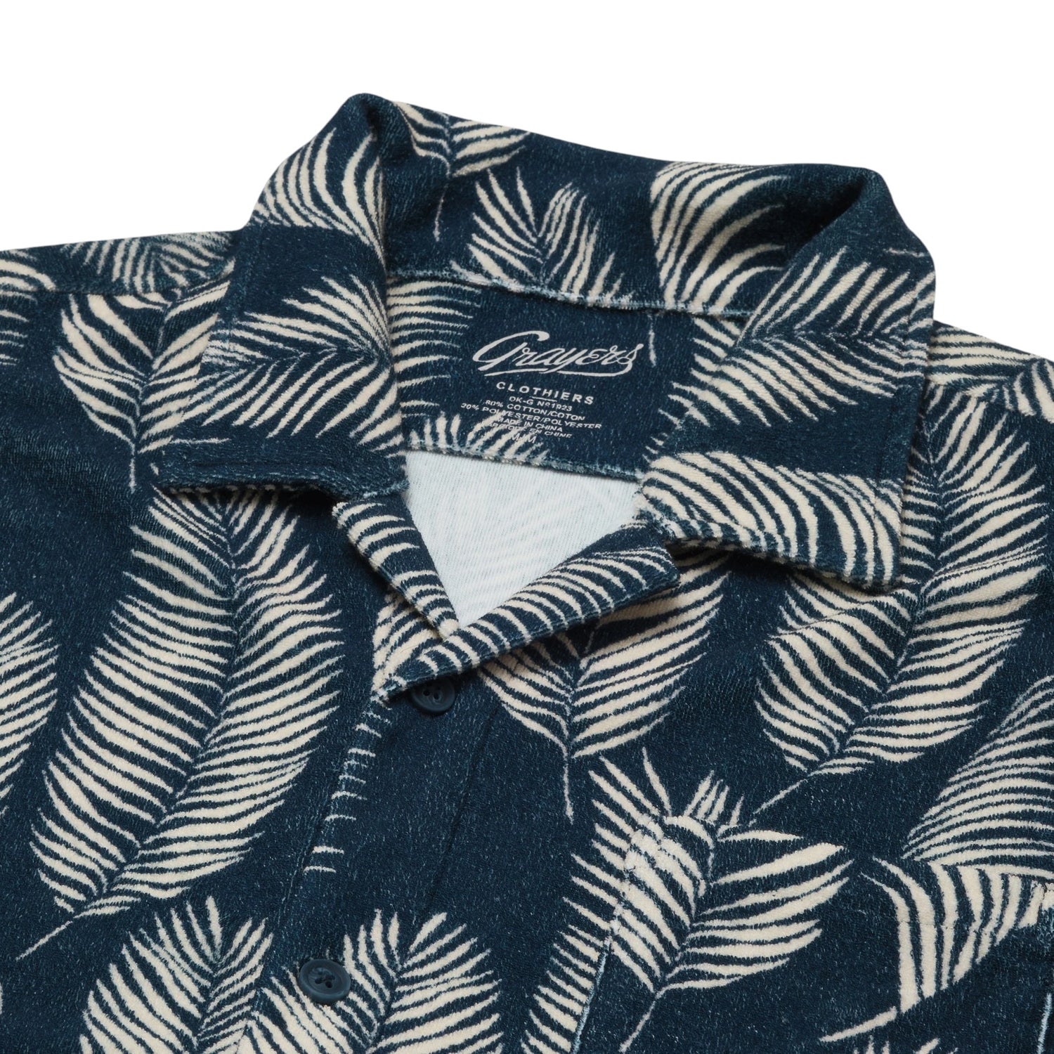 RIVIERA TERRY BUTTON SHIRT