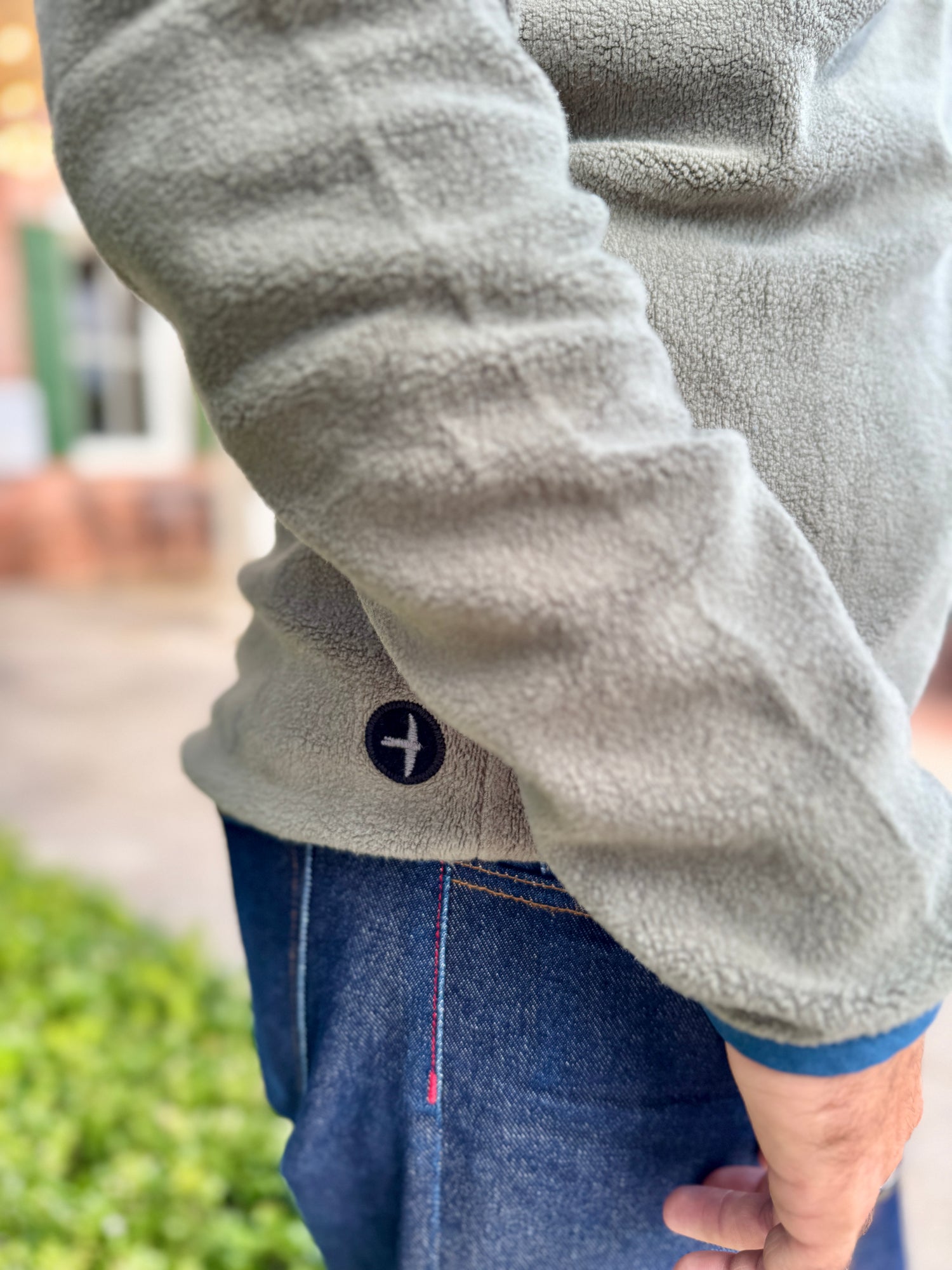 SHEARED FLEECE HALF-ZIP