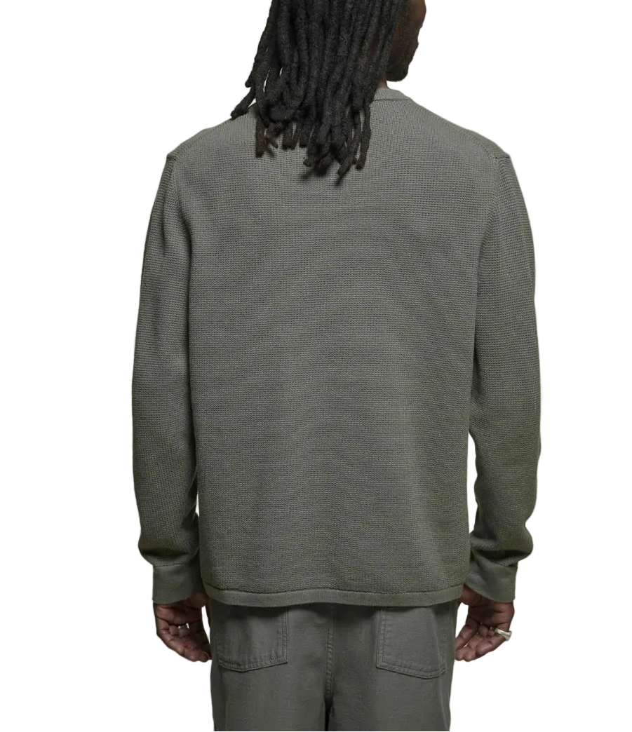 LIGHTWEIGHT WAFFLE KNIT SWEATER - L.E. & Chalk