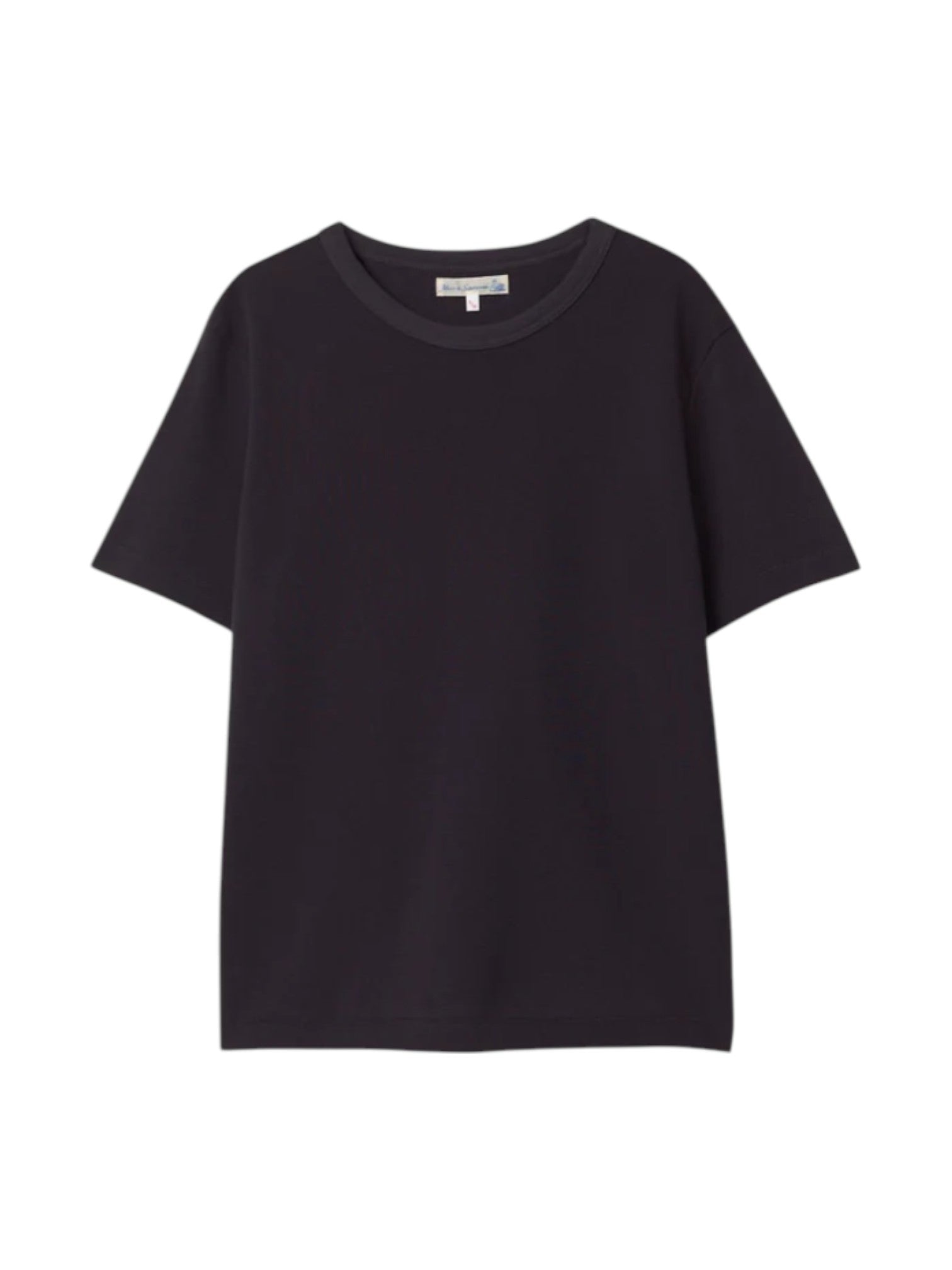 214PK Loopwheeled Relaxed Fit Pikée T-Shirt - L.E. & Chalk