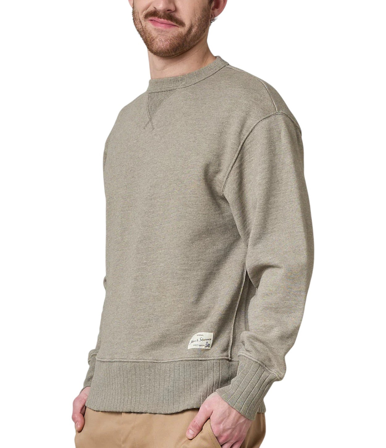 RUGGED FLEECE COTTON SWEATSHIRT