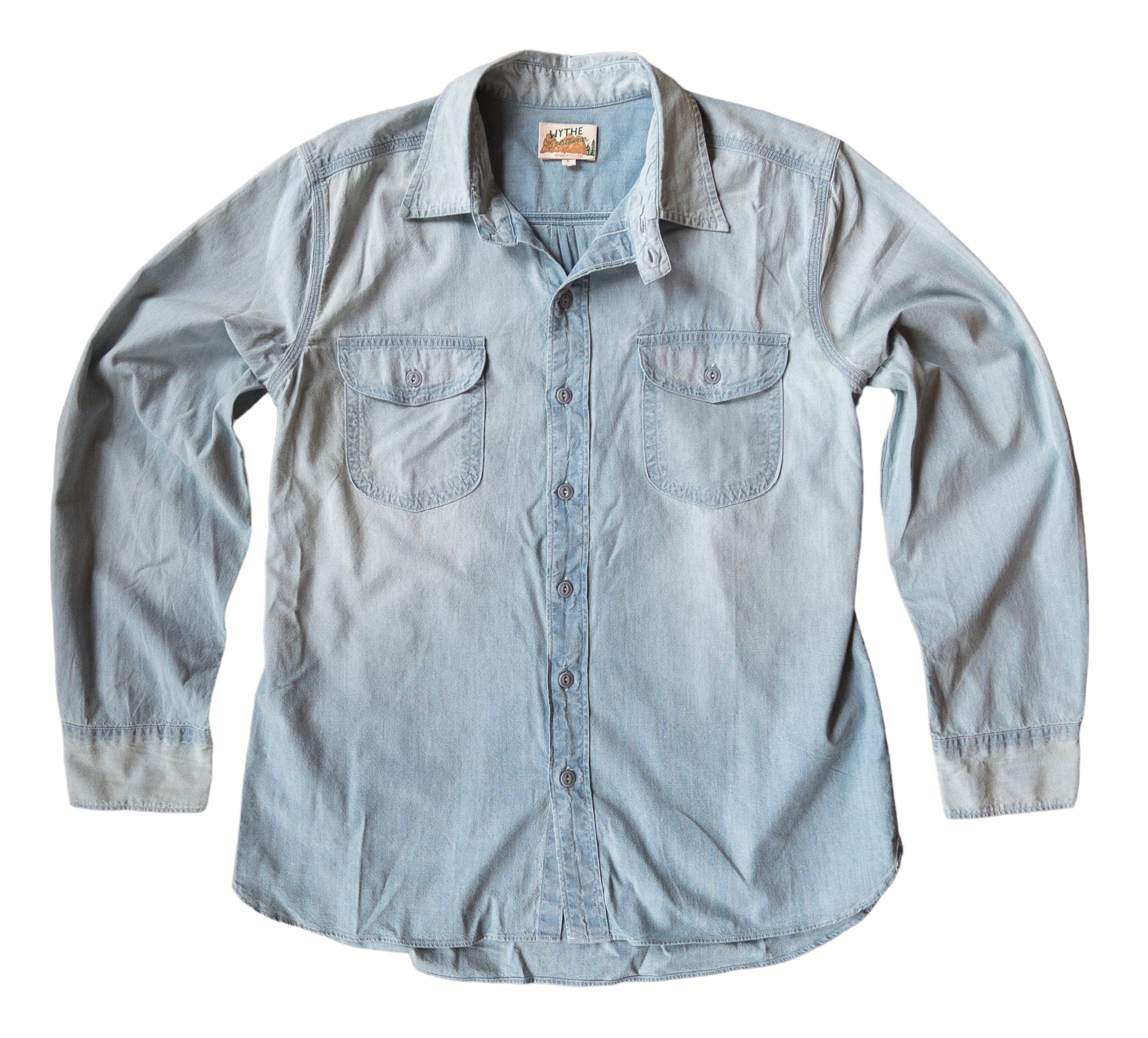 INDIGO CHAMBRAY WORKSHIRT